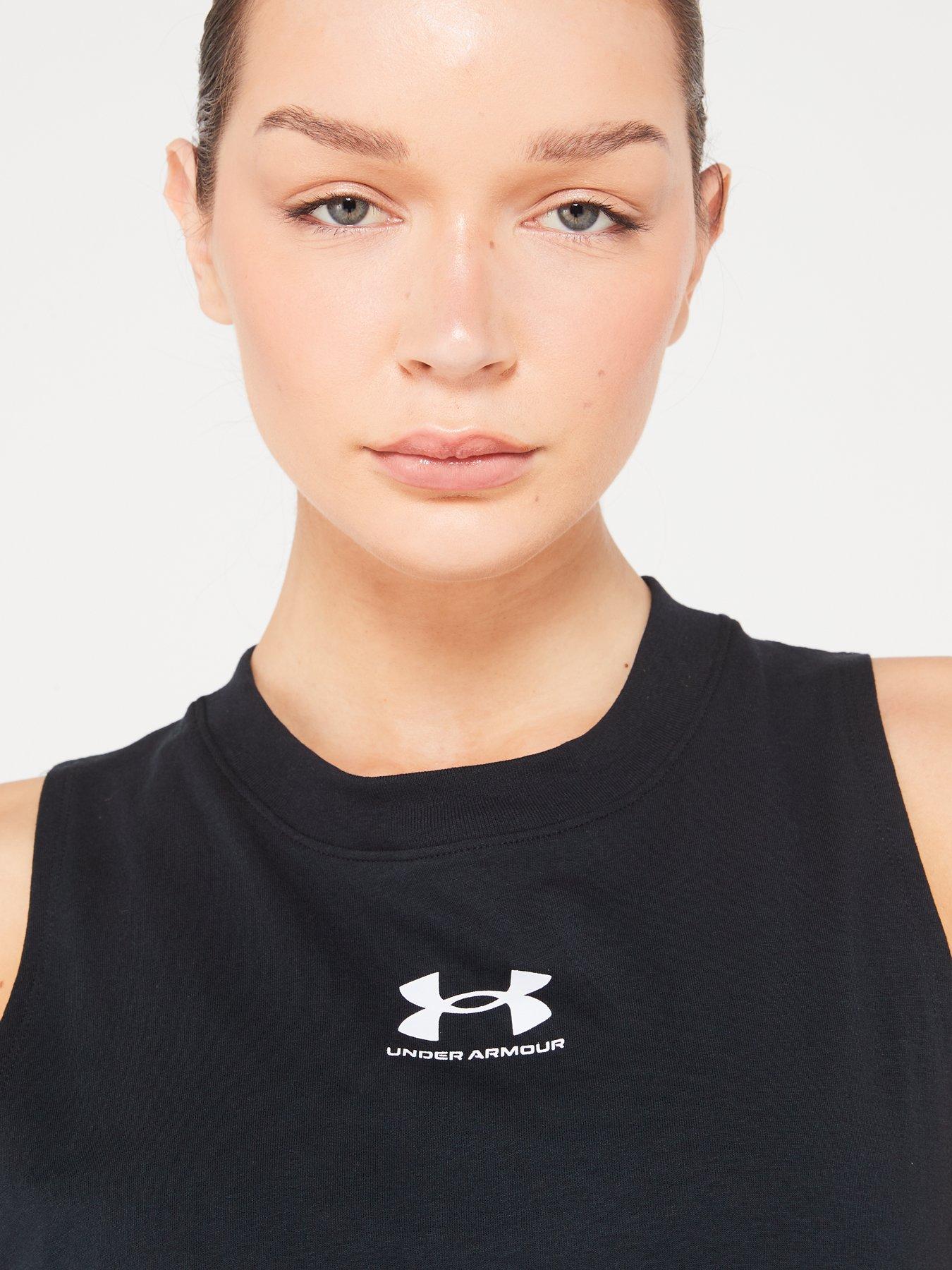 Image 4 of 5 of UNDER ARMOUR Womens Off Campus Muscle Tank - Black