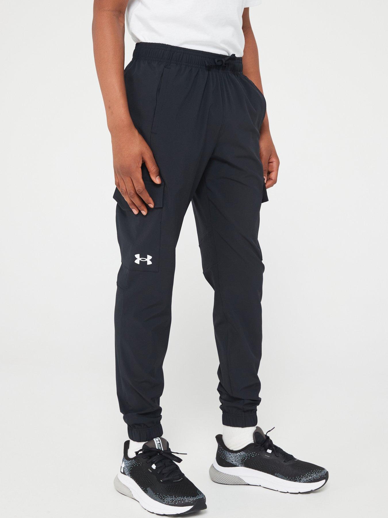 Mens Under Armour grey Woven Cargo Trousers