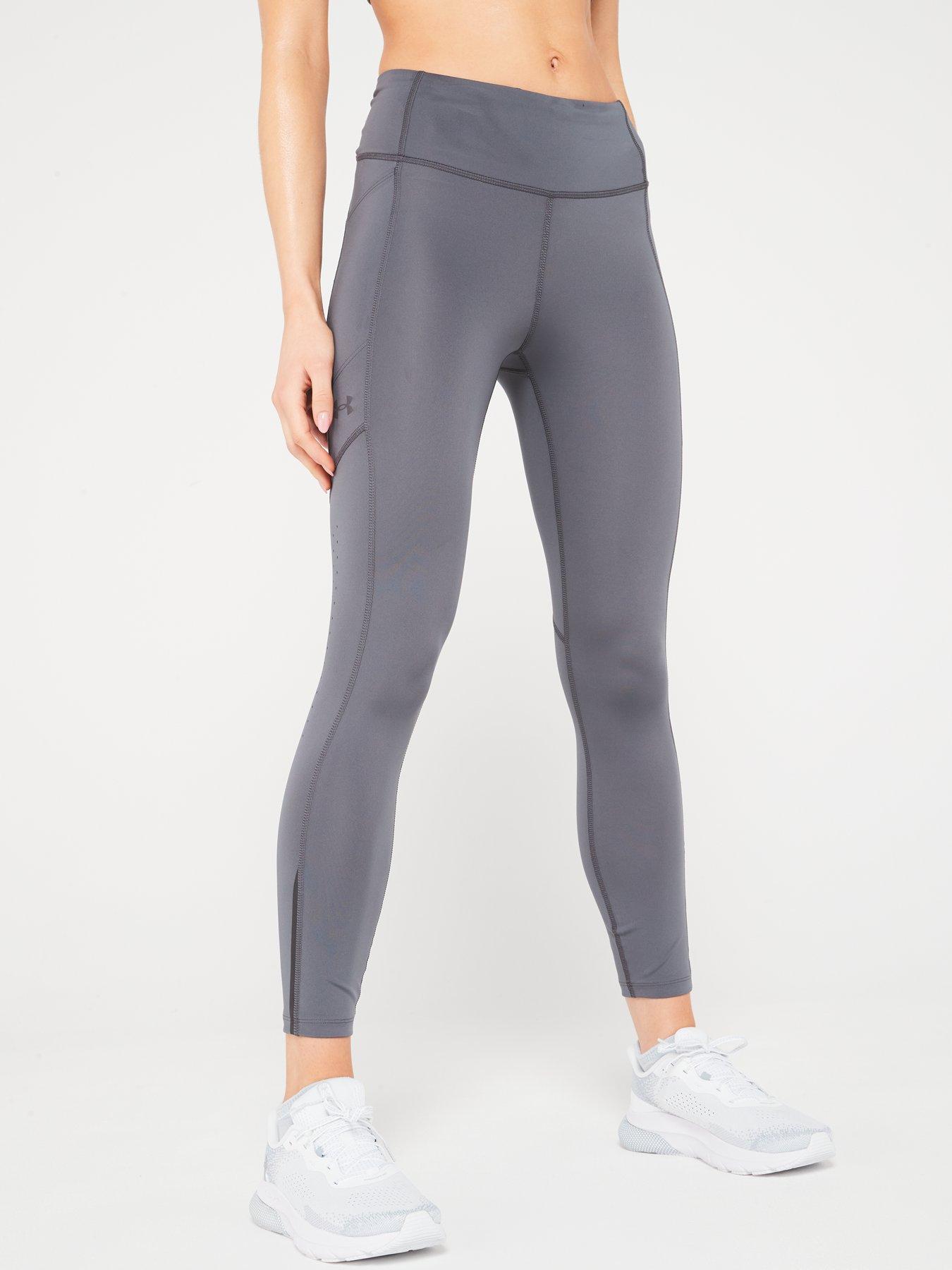 UNDER ARMOUR Womens Training Seamless Legging - Grey/White