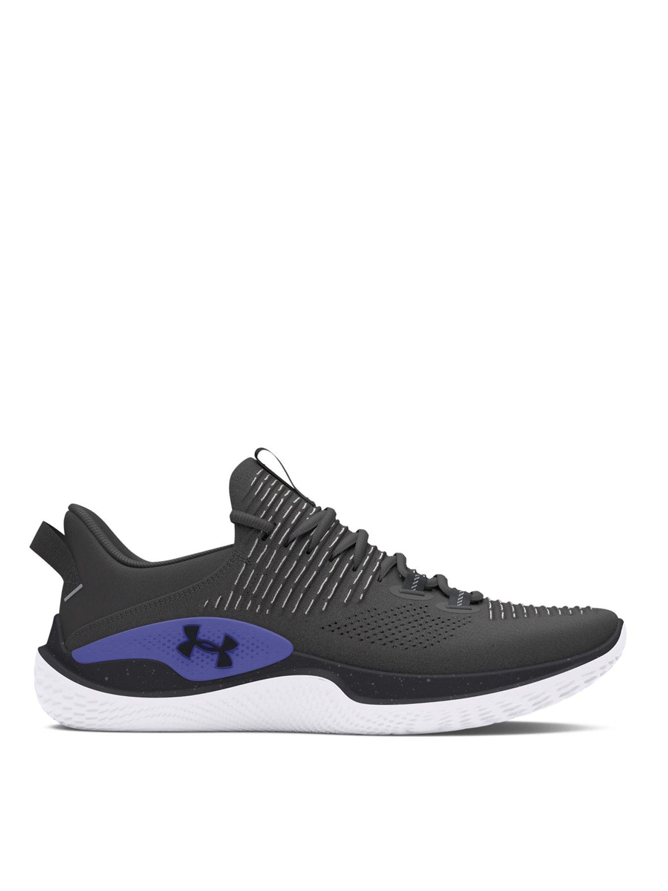 UNDER ARMOUR Mens Training Flow Dynamic Trainers Black Grey littlewoods