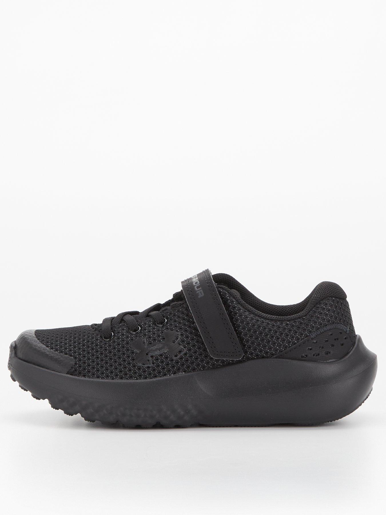 UNDER ARMOUR Kids Boys Surge 4 Ac Trainers - Black/black