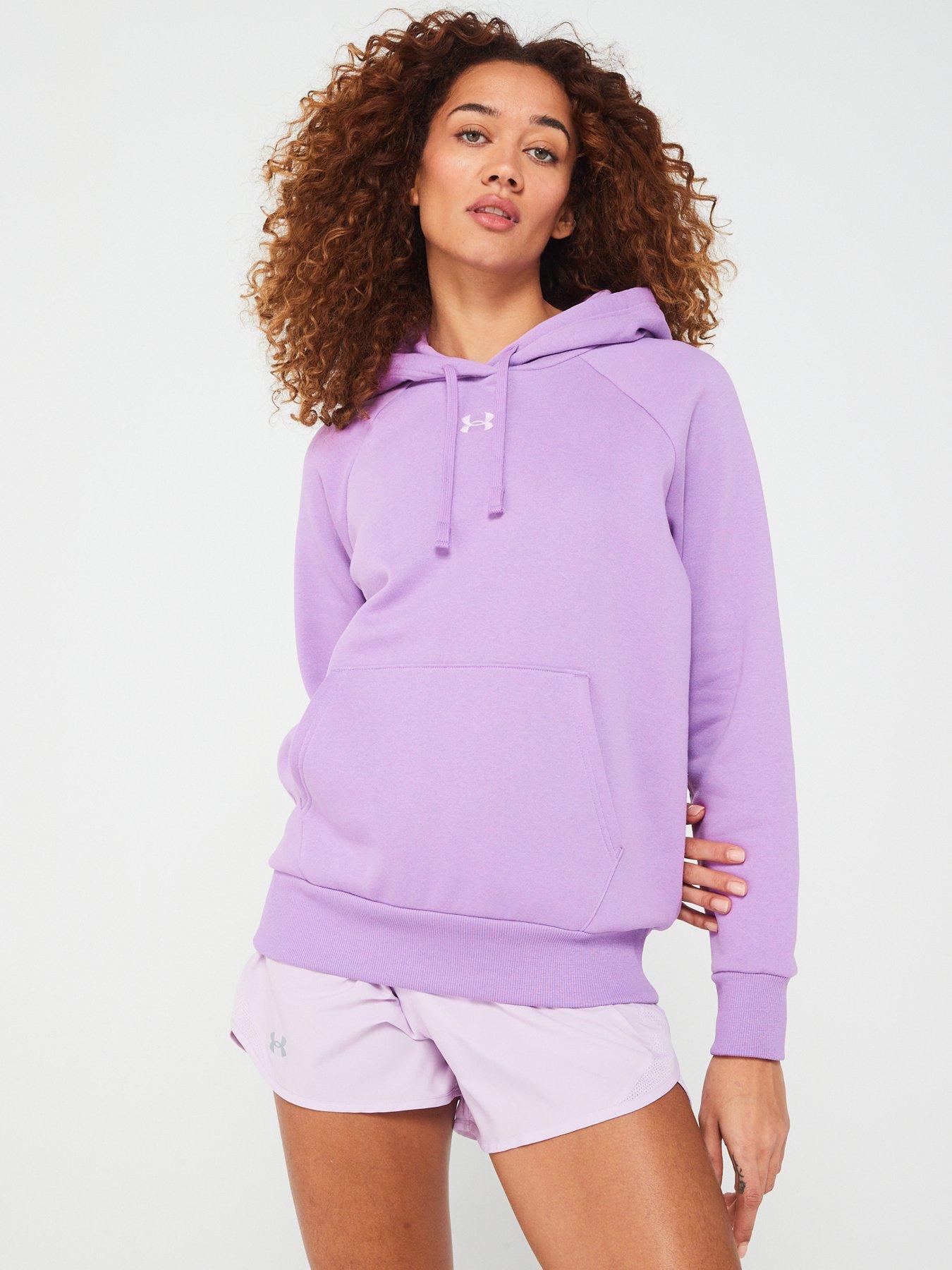 Purple under deals armour hoodie women's