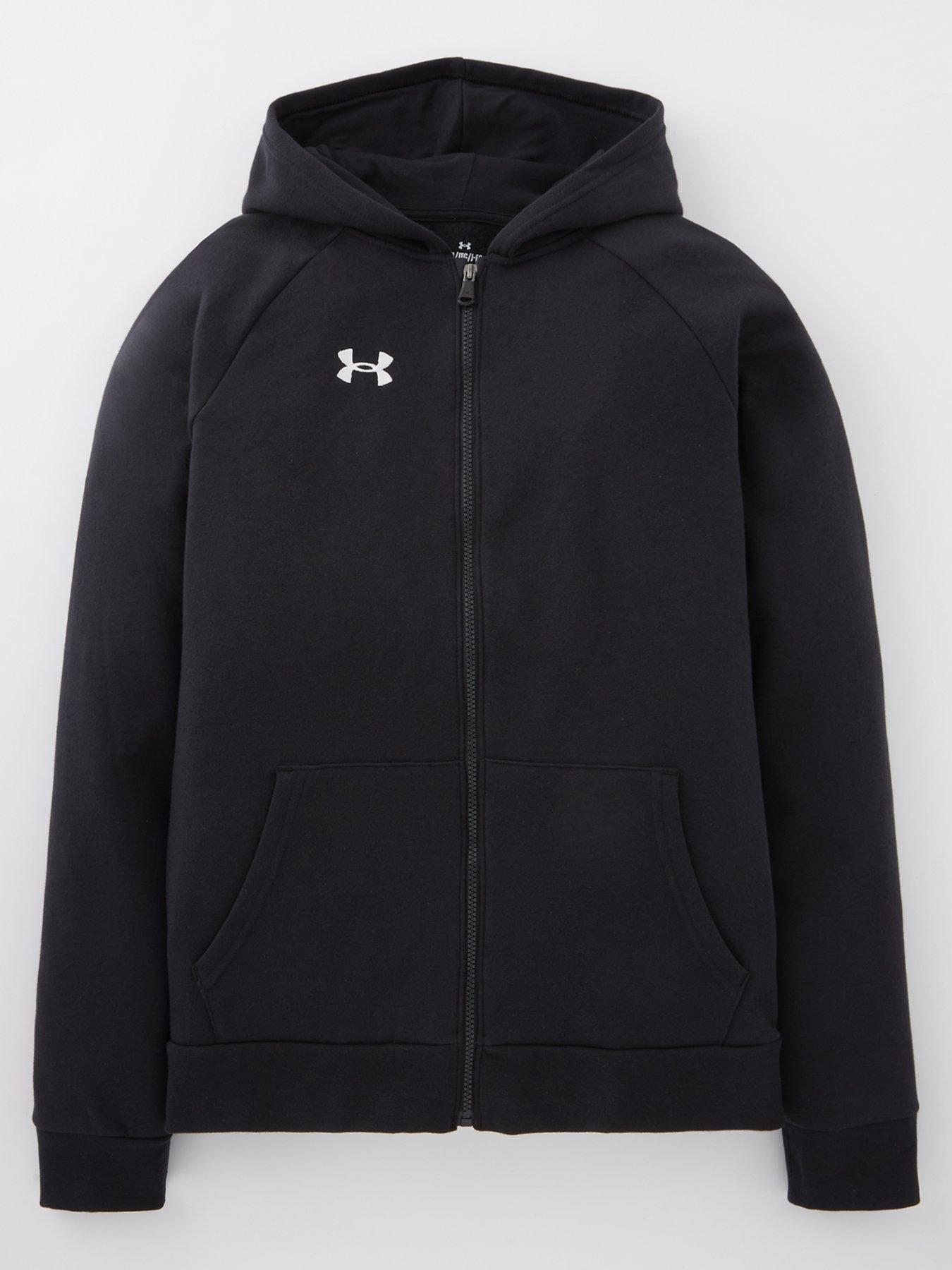 Boys under armour on sale full zip hoodie