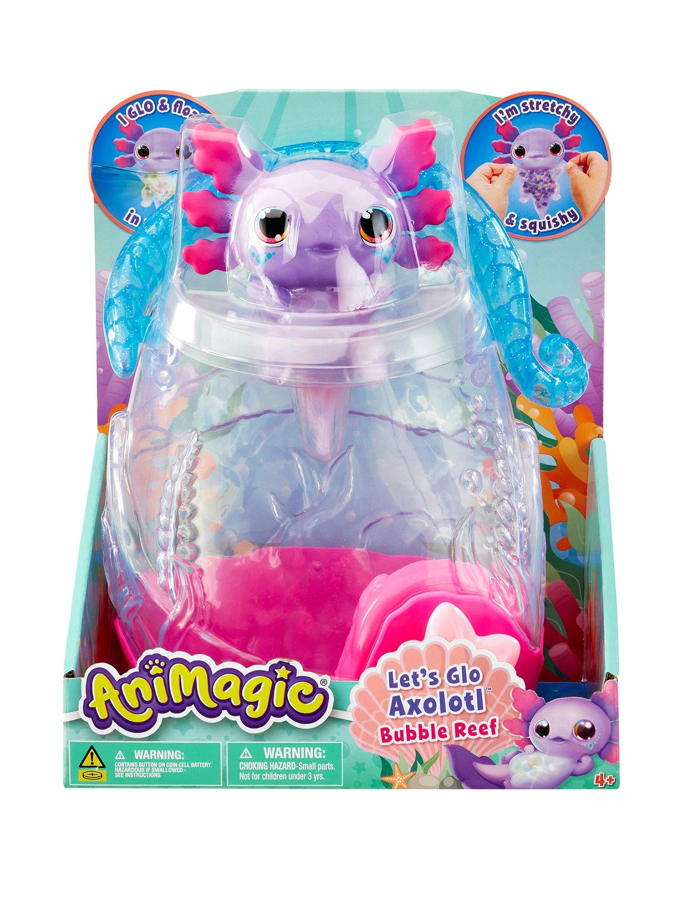 AniMagic Lets Glo Axolotl Bubble Reef Aquarium