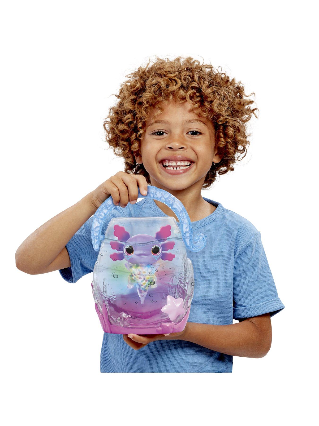  image of animagic-lets-glo-axolotl-bubble-reef-aquarium