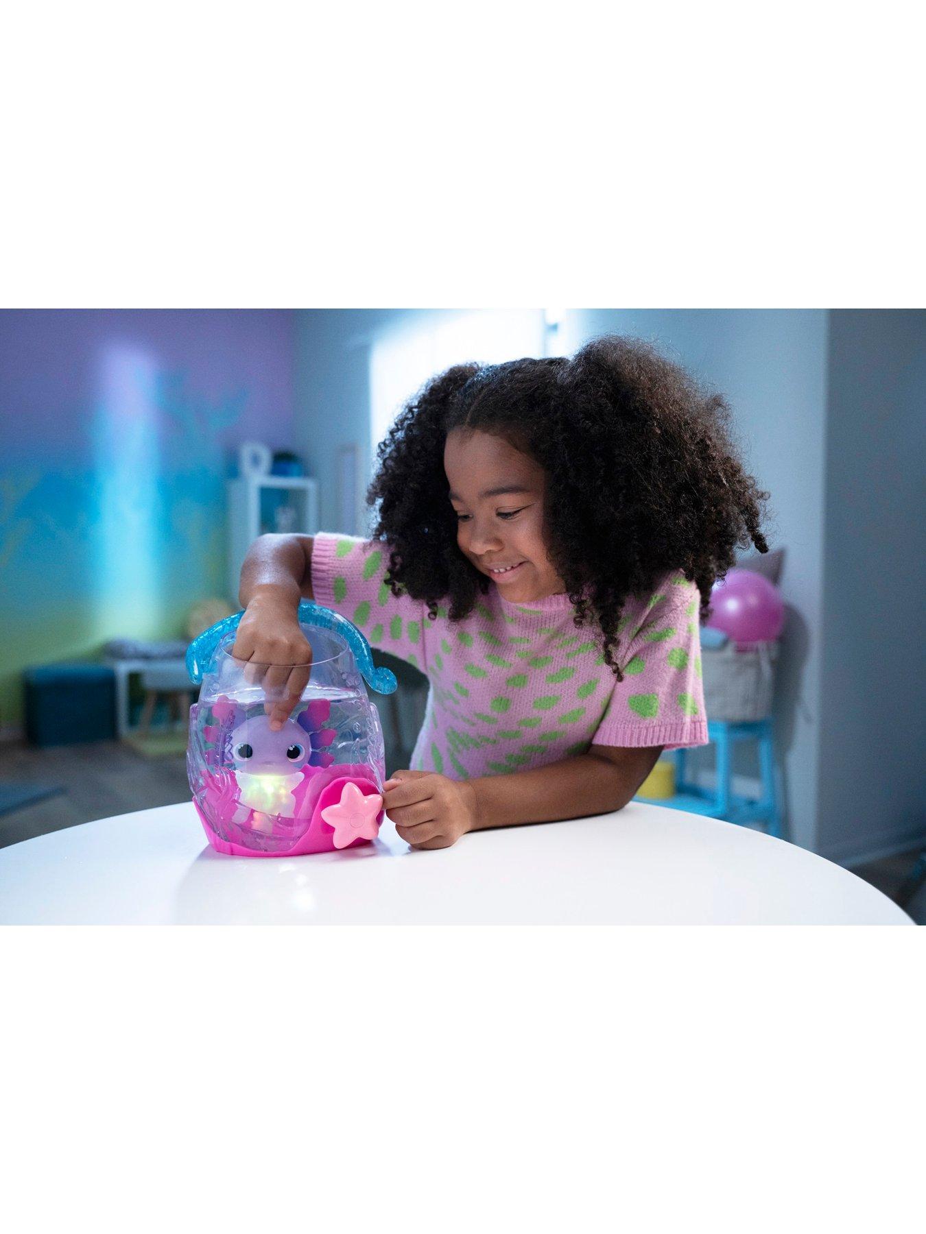 AniMagic Lets Glo Axolotl Bubble Reef Aquarium | Littlewoods