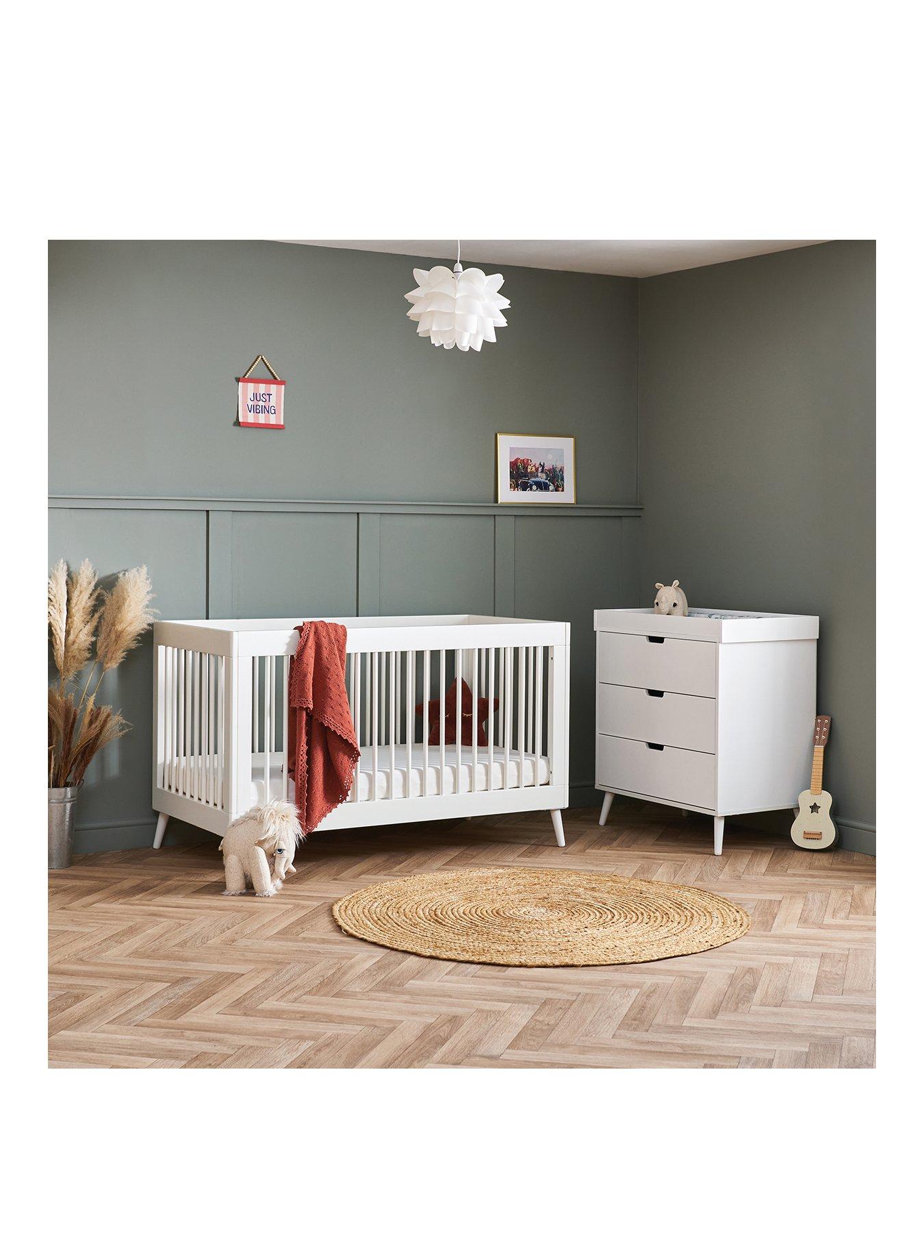  image of obaby-maya-3-piece-furniture-set-nordic-white