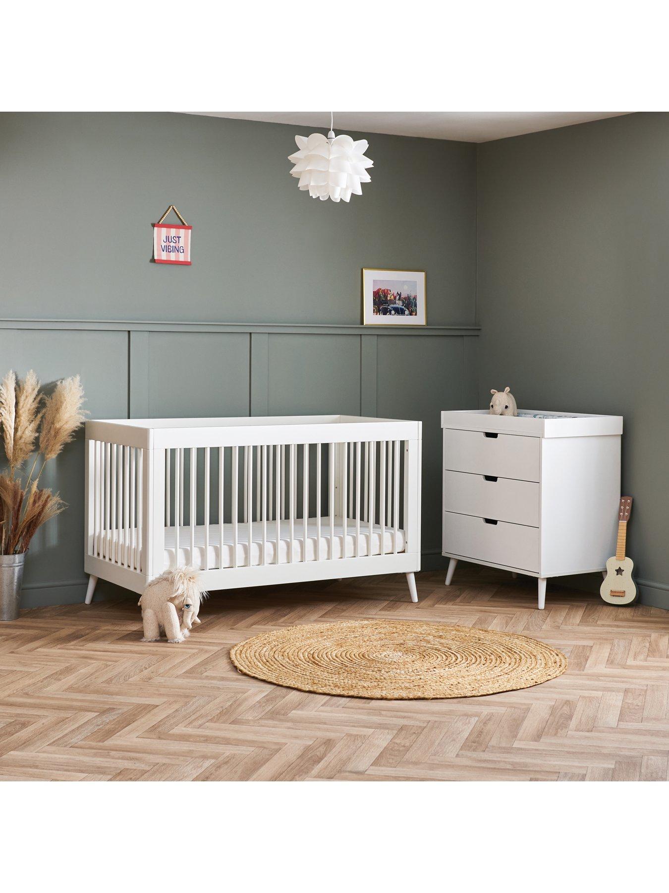  image of obaby-maya-3-piece-furniture-set-nordic-white