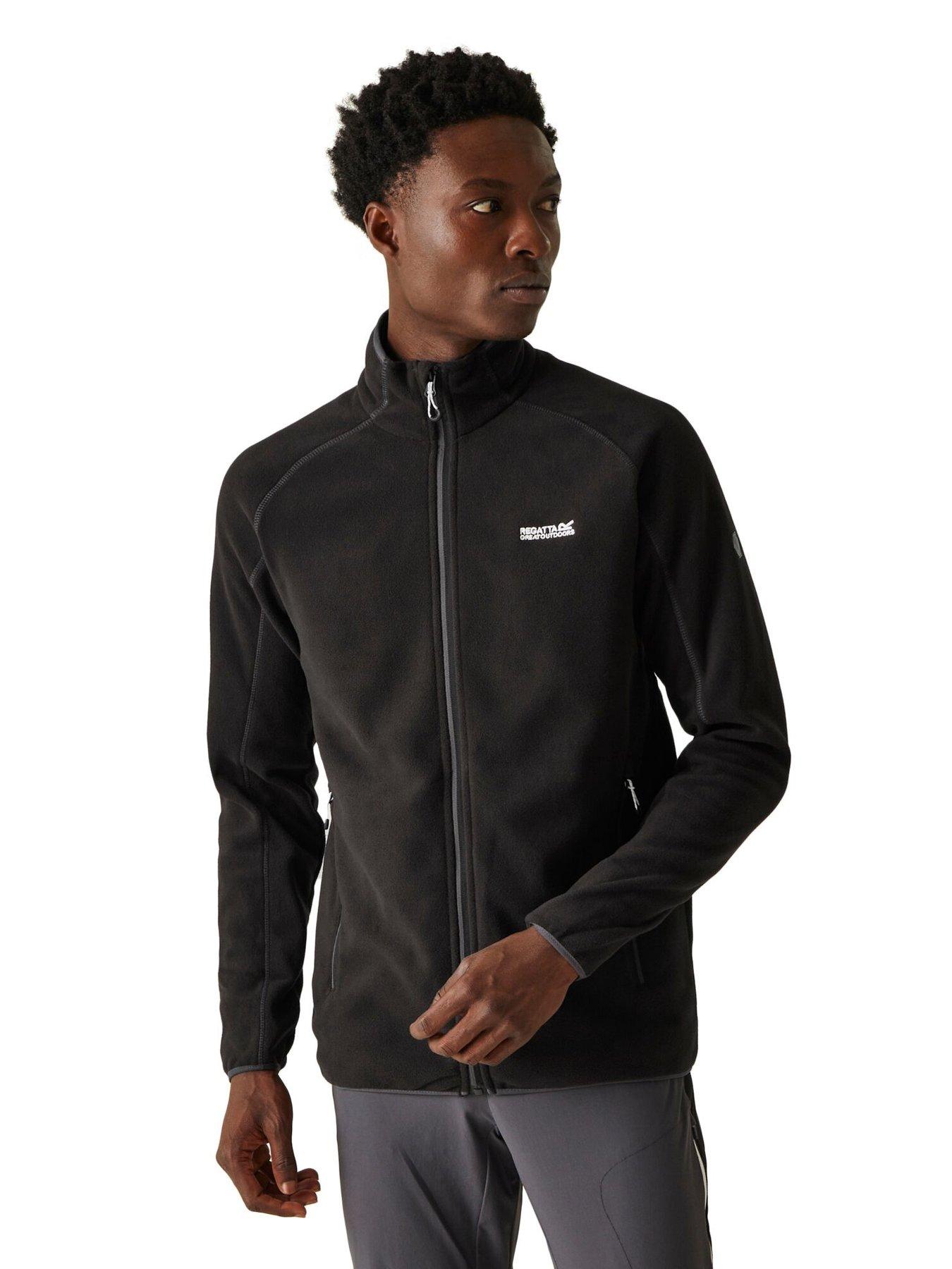 Image 1 of 5 of Regatta Mens Hadfield Fleece - Black