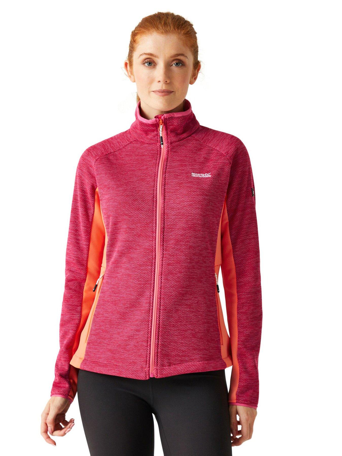  image of regatta-womens-womens-highton-full-zip-fleece-4-pink