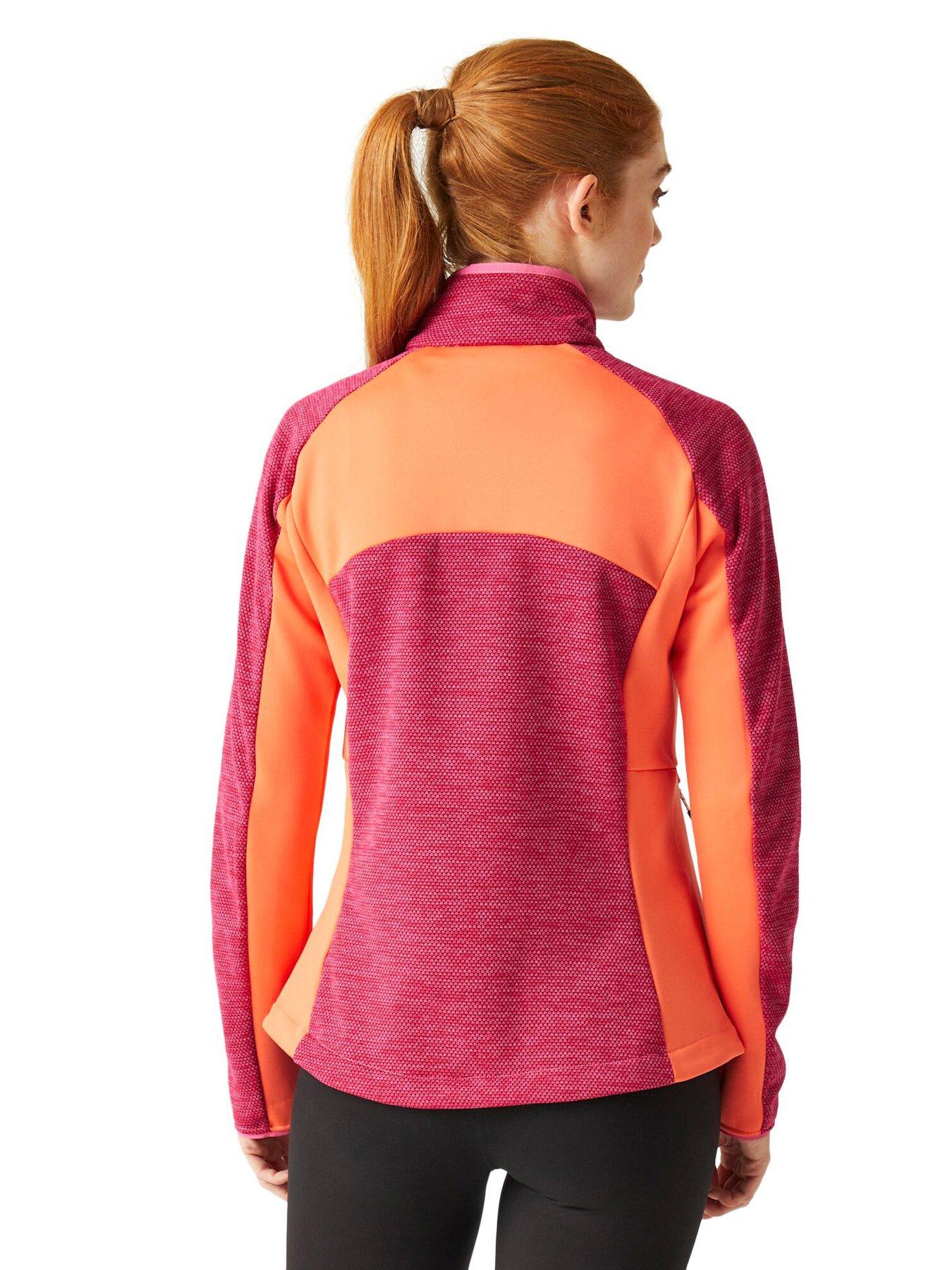  image of regatta-womens-womens-highton-full-zip-fleece-4-pink