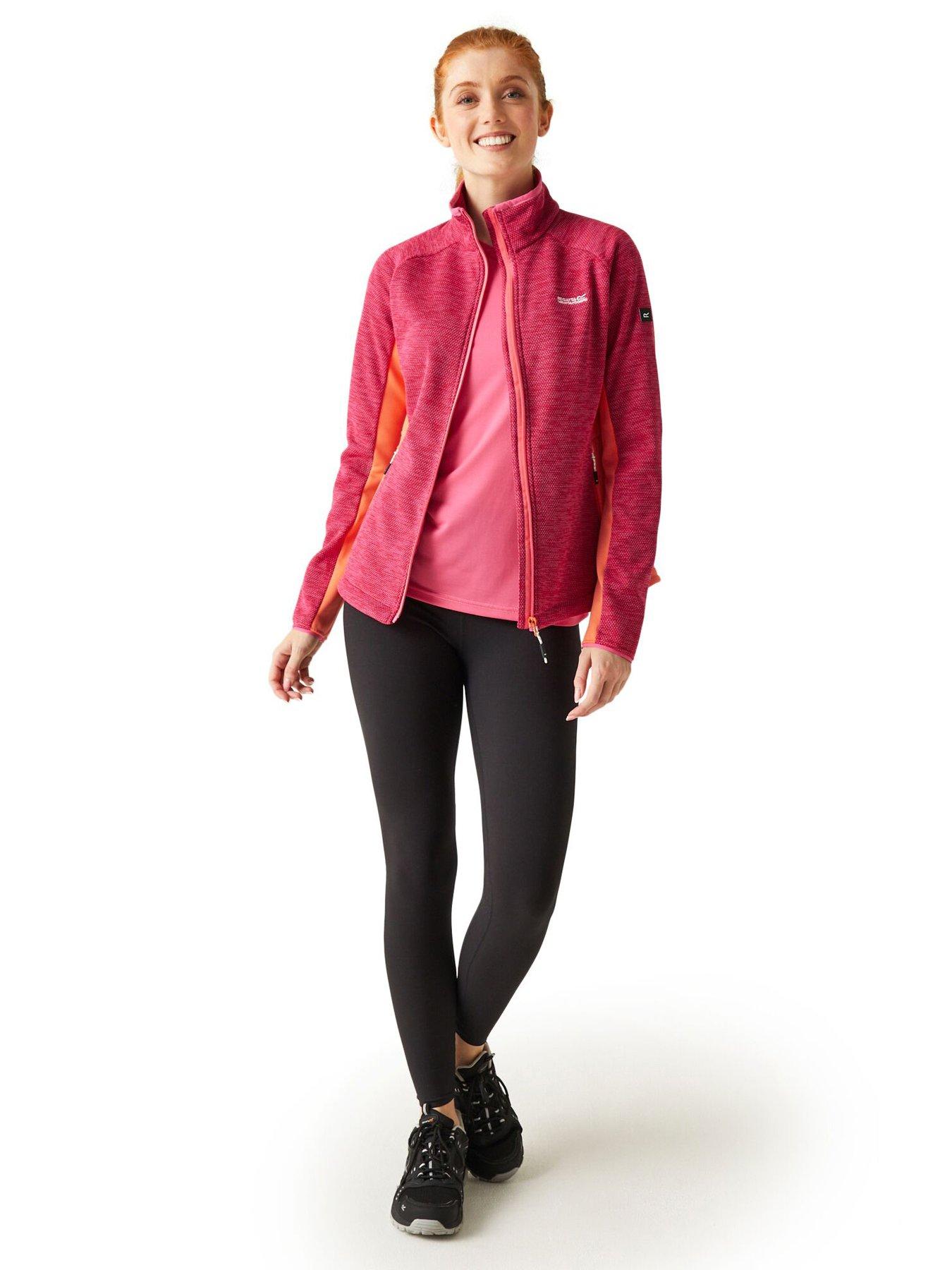  image of regatta-womens-womens-highton-full-zip-fleece-4-pink