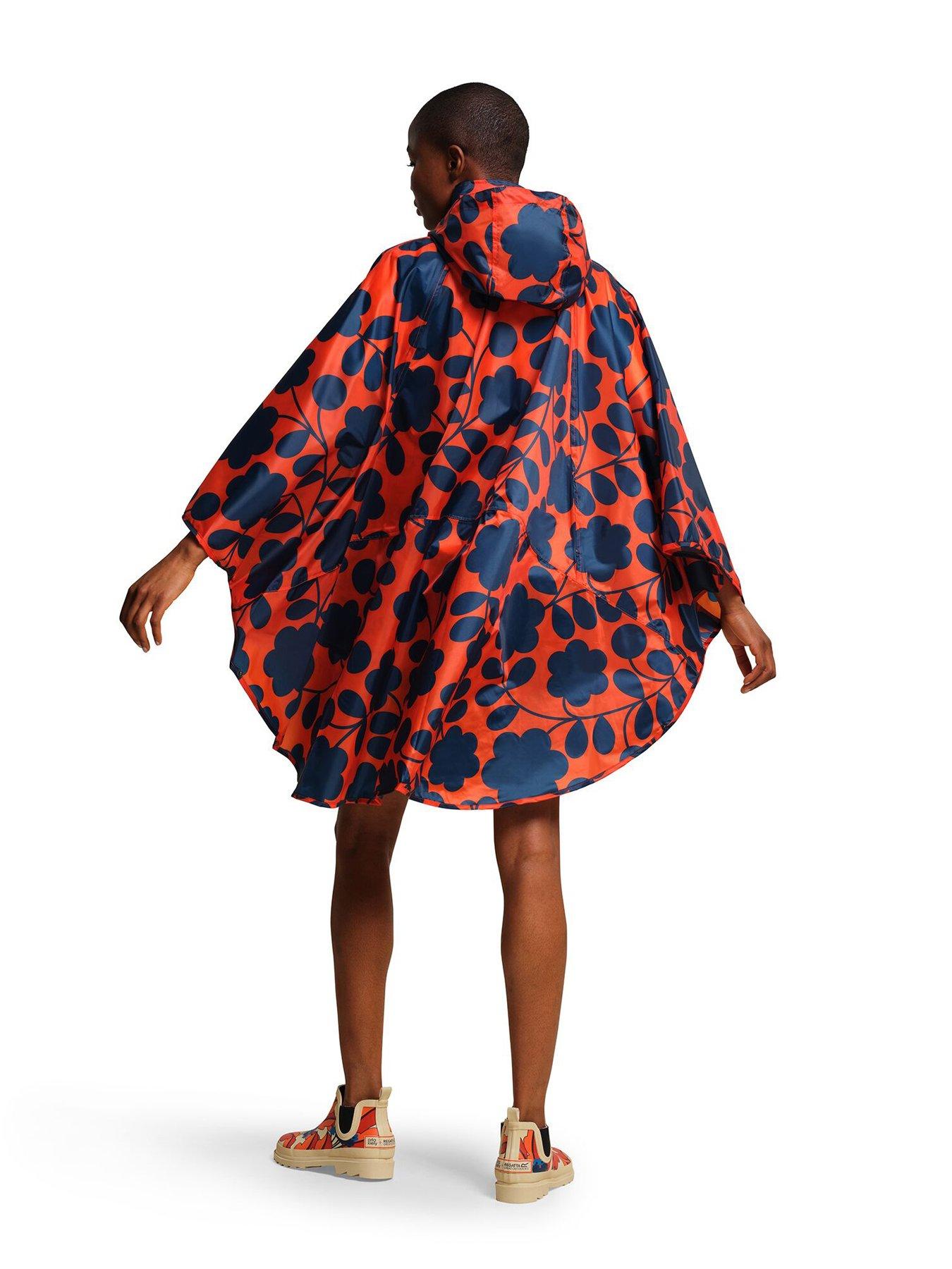  image of regatta-orla-waterproof-festival-poncho-orange