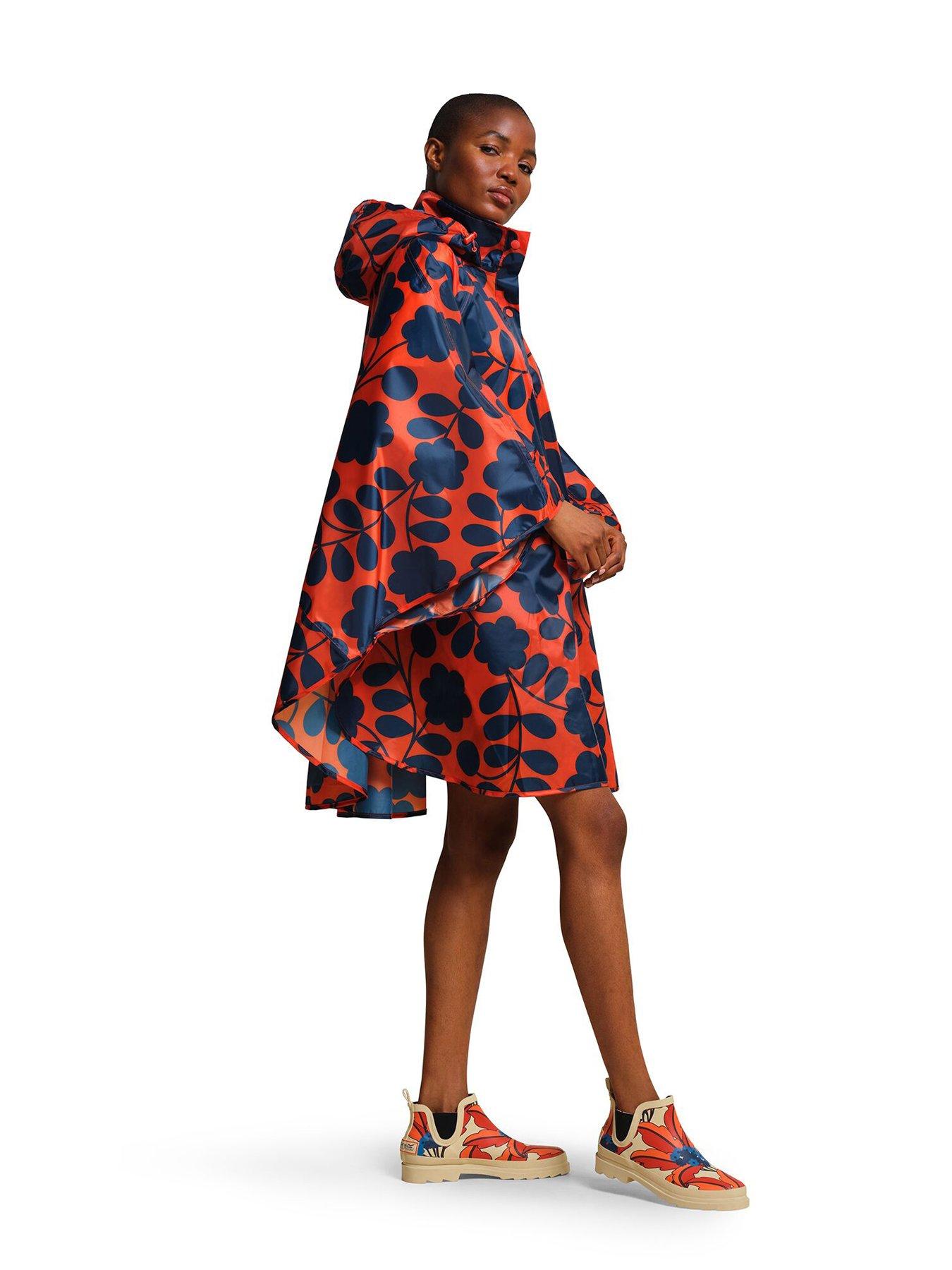  image of regatta-orla-waterproof-festival-poncho-orange