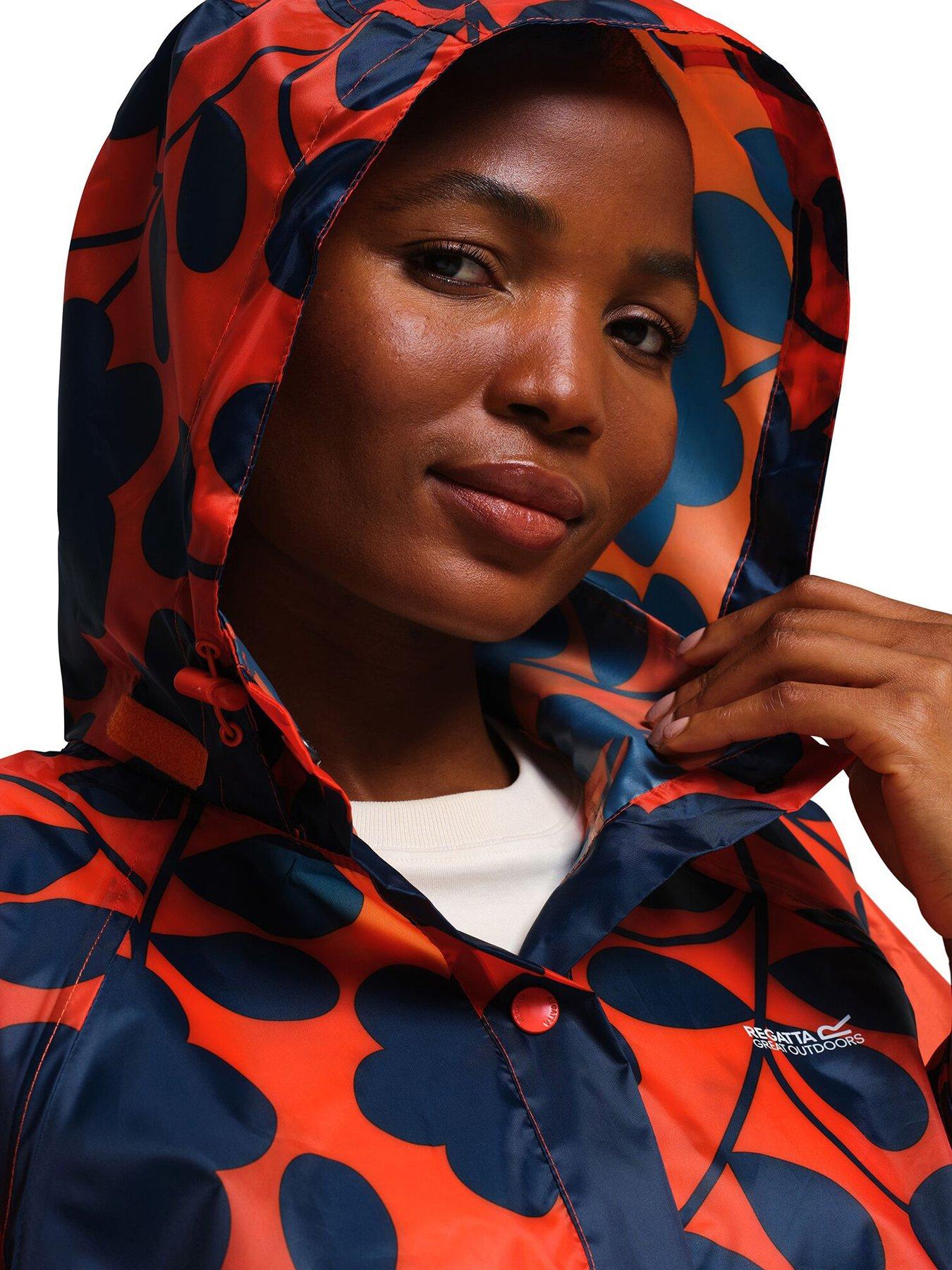  image of regatta-orla-waterproof-festival-poncho-orange