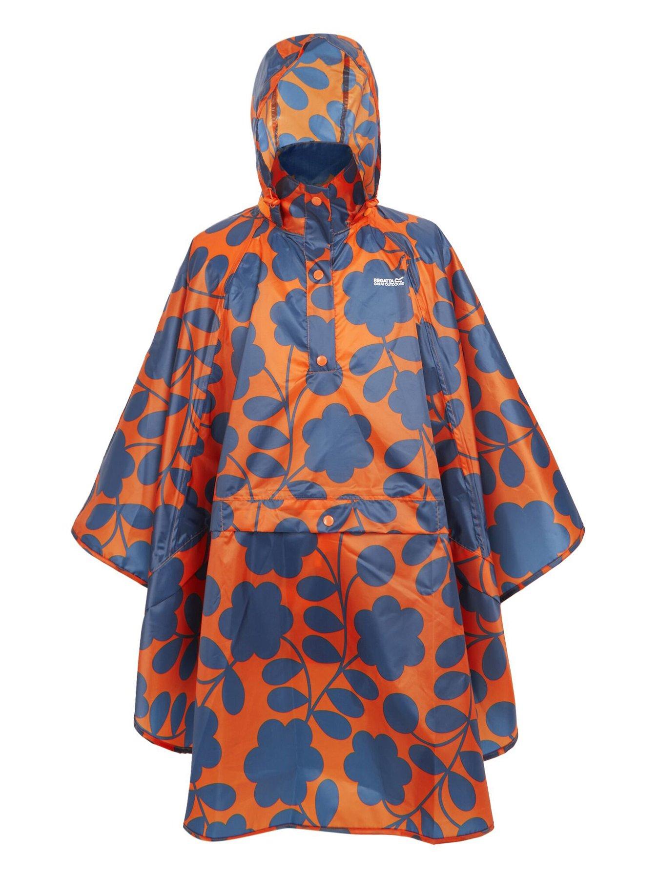  image of regatta-orla-waterproof-festival-poncho-orange
