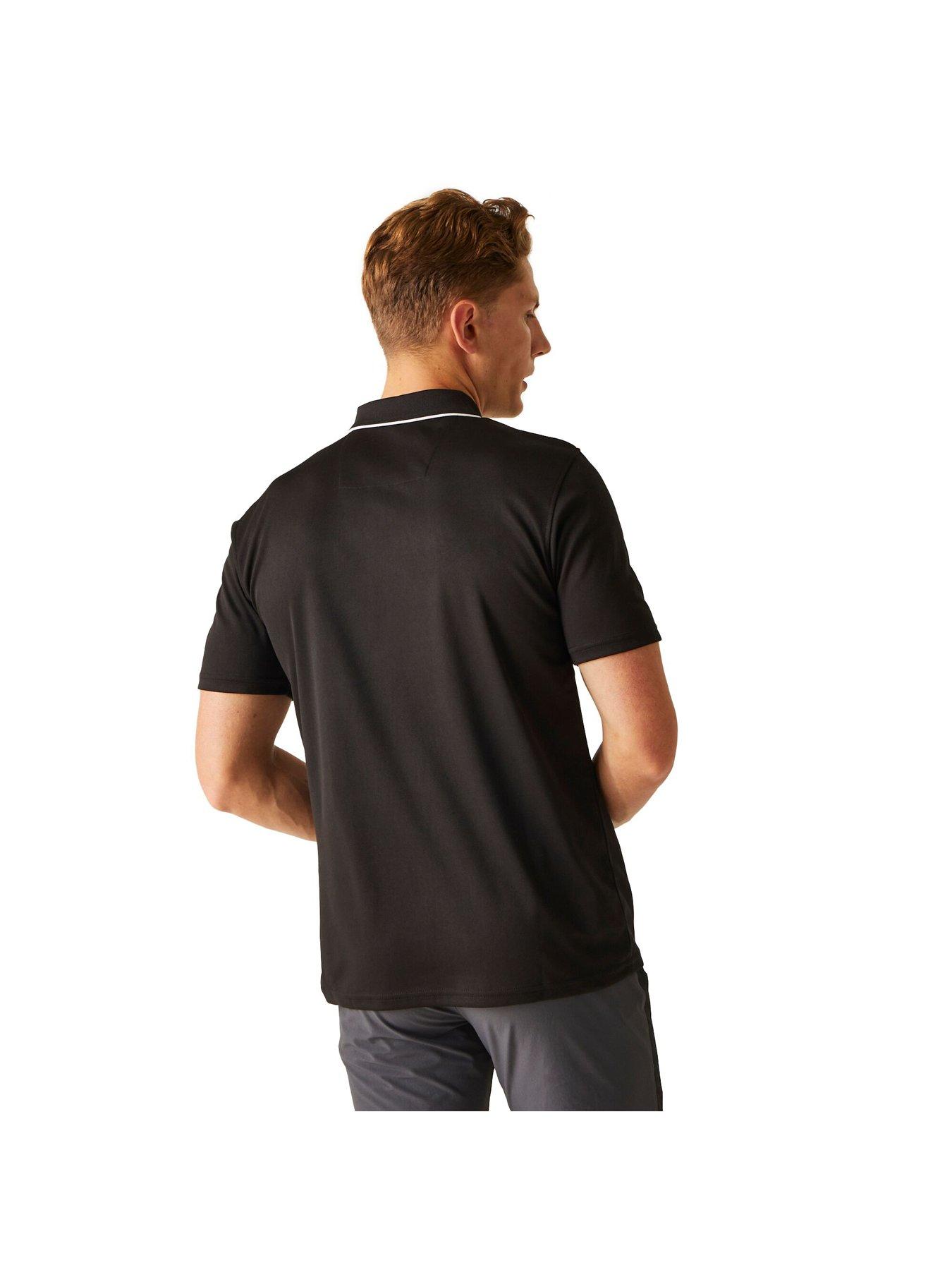 Image 2 of 6 of Regatta Mens Maverik V Polo Shirt&nbsp;- Black