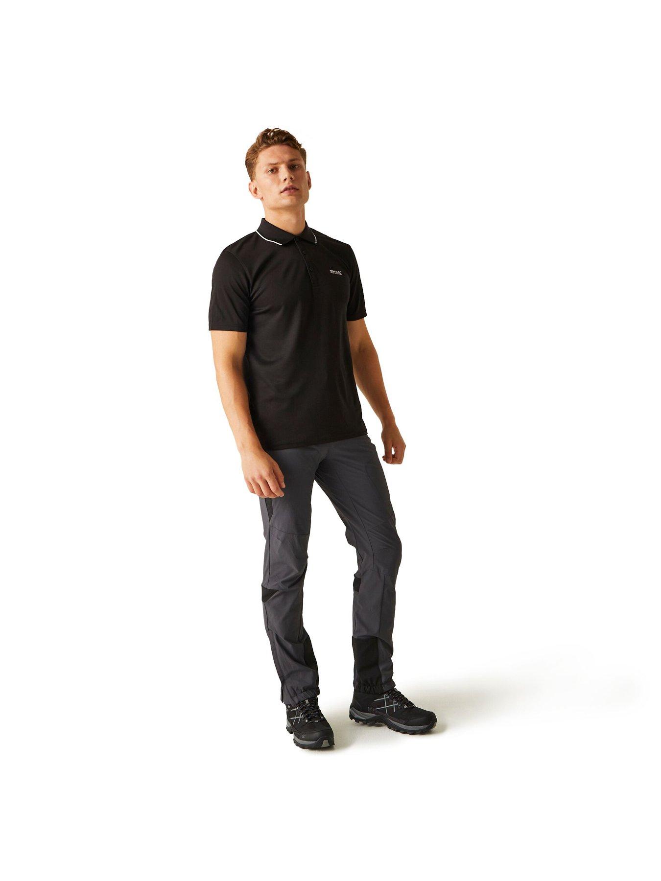 Image 4 of 6 of Regatta Mens Maverik V Polo Shirt&nbsp;- Black