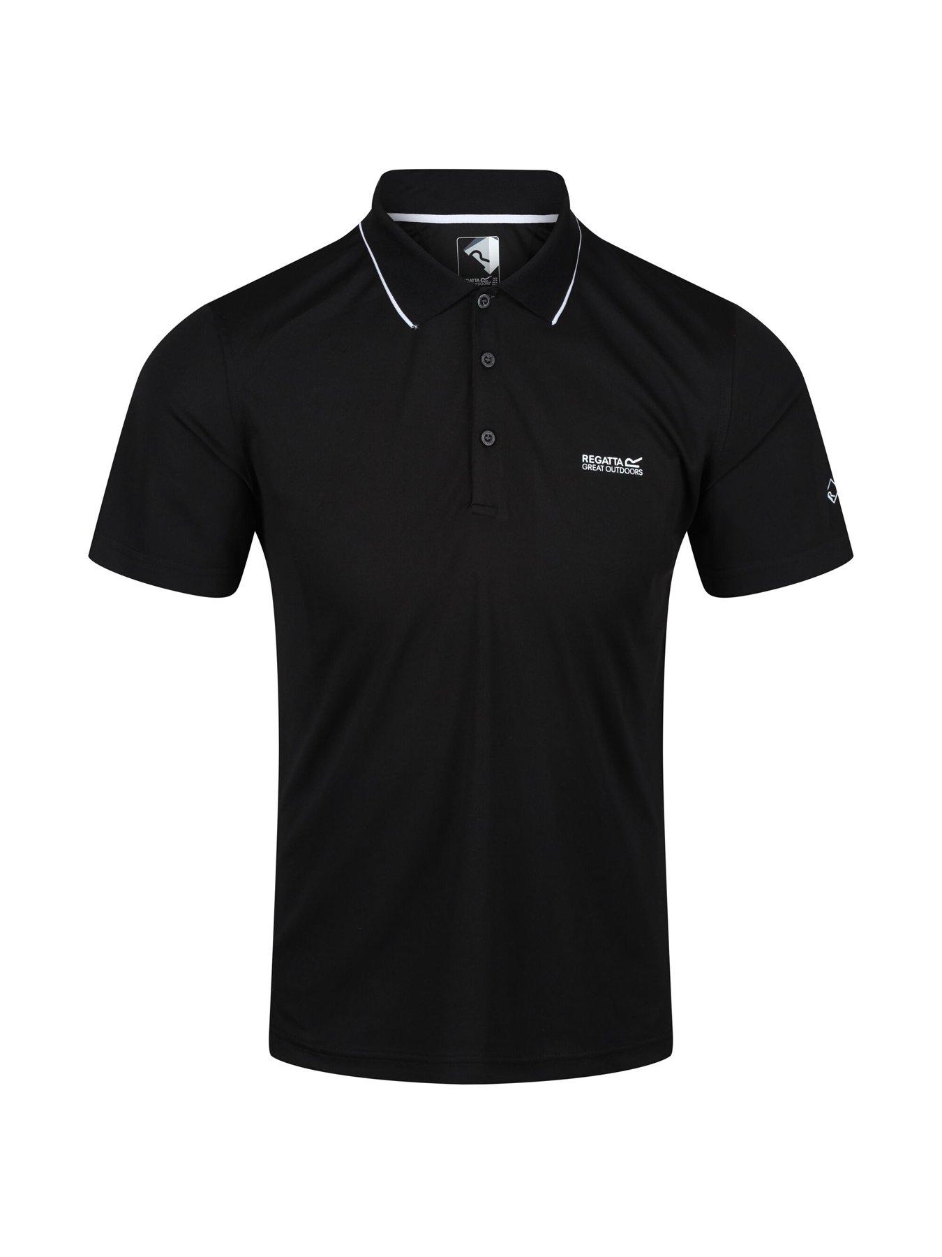 Image 5 of 6 of Regatta Mens Maverik V Polo Shirt&nbsp;- Black