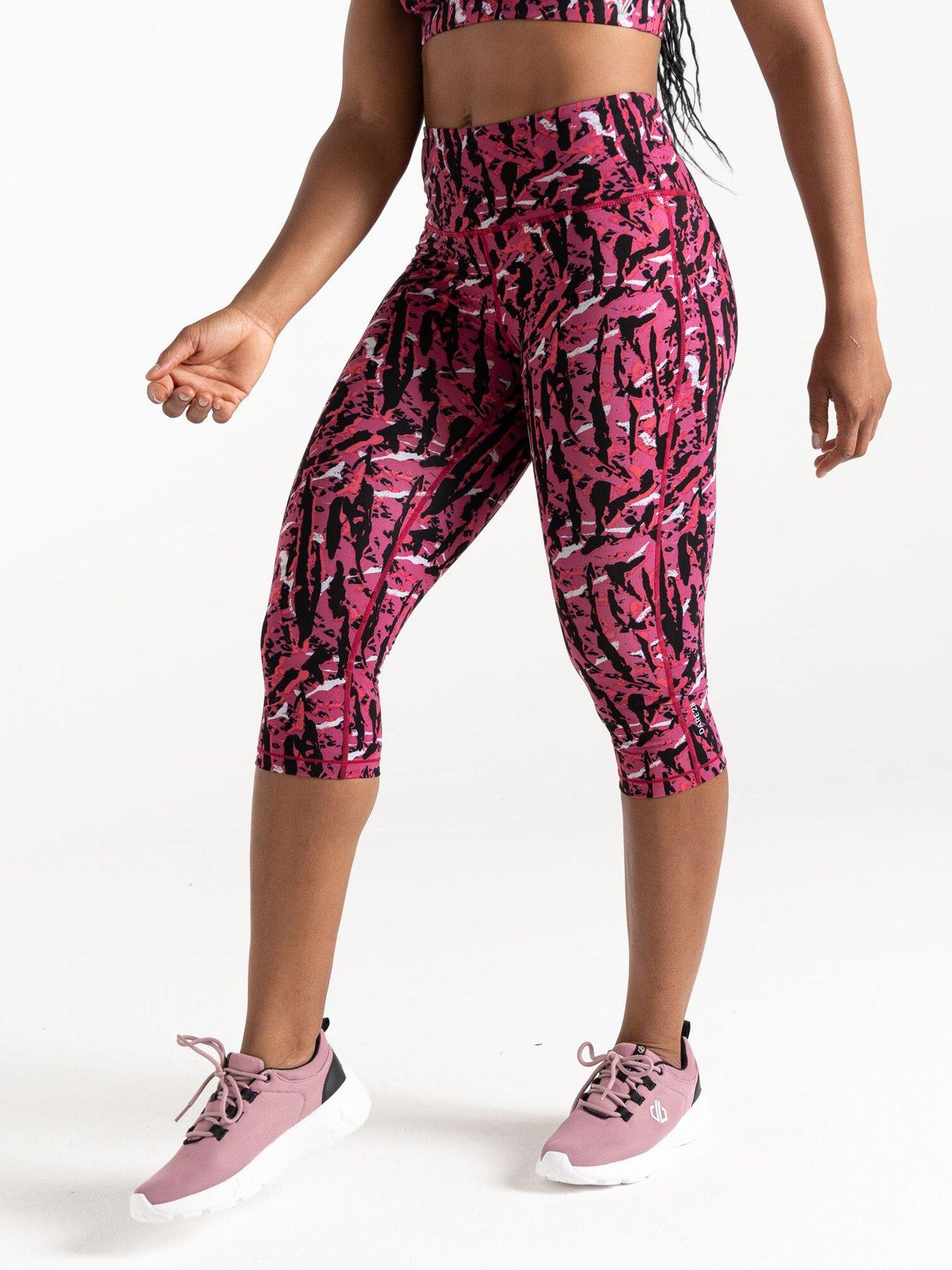 undefined Influential 3/4 Legging - Print Pink