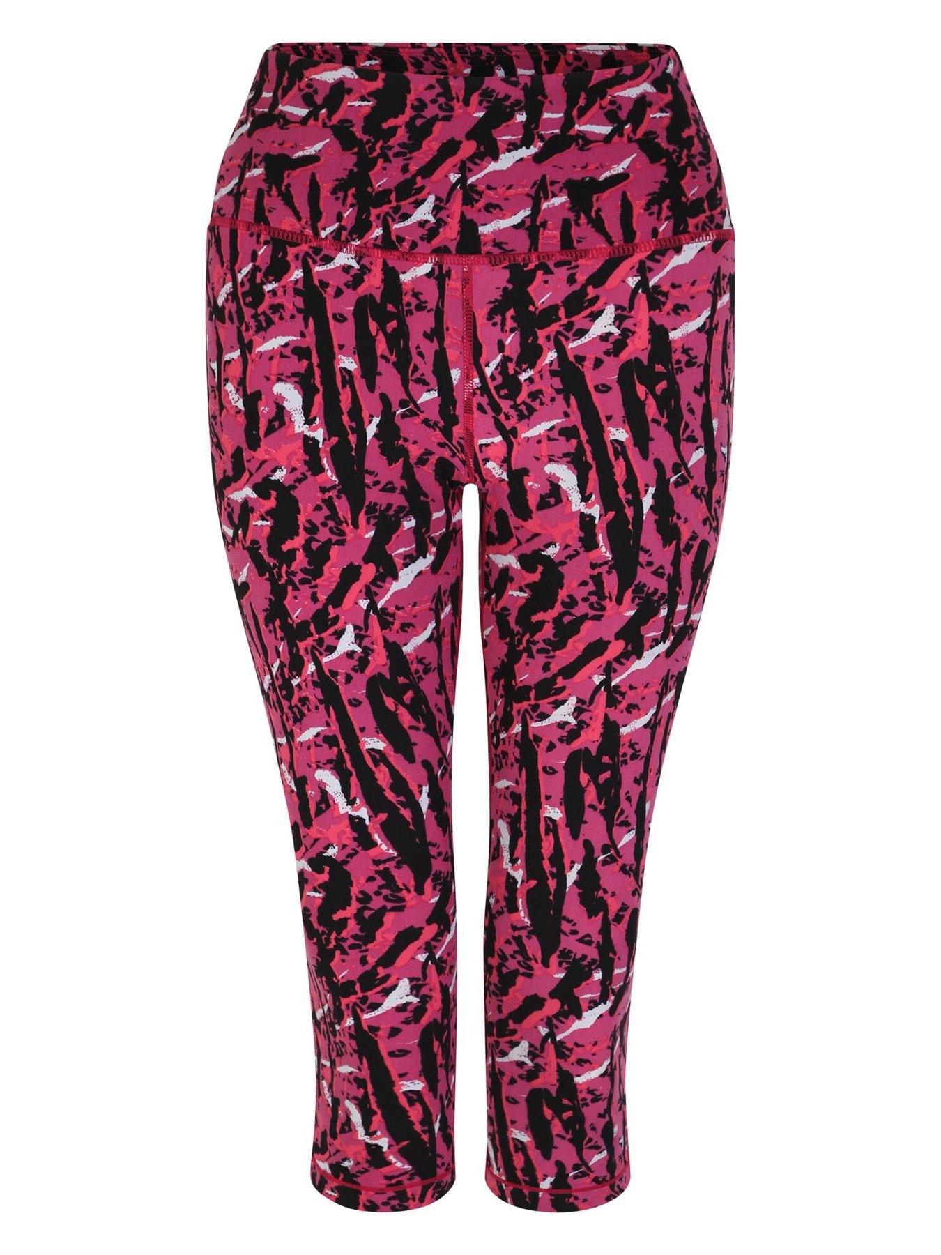 Image 5 of 6 of Dare 2b Influential 3/4 Legging - Print Pink