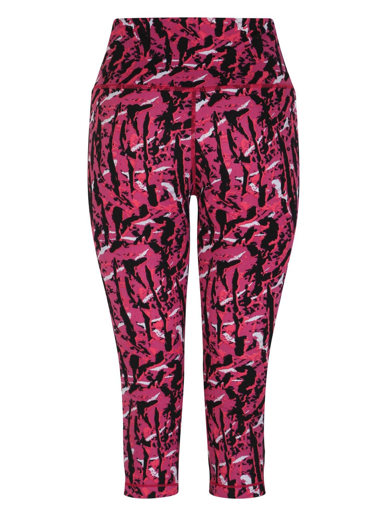 Image 6 of 6 of Dare 2b Influential 3/4 Legging - Print Pink