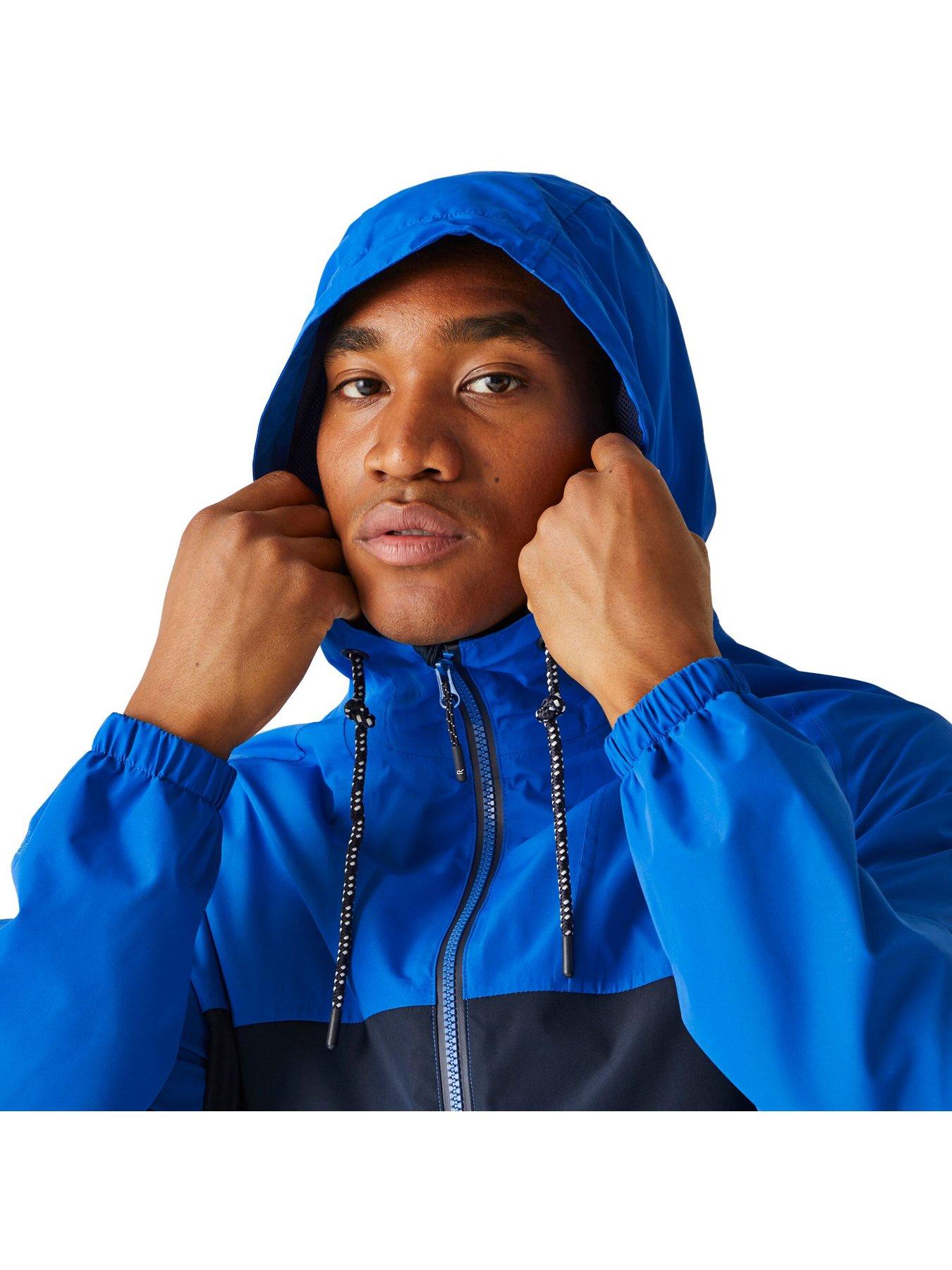  image of regatta-mens-belcastel-waterproof-shell-navy