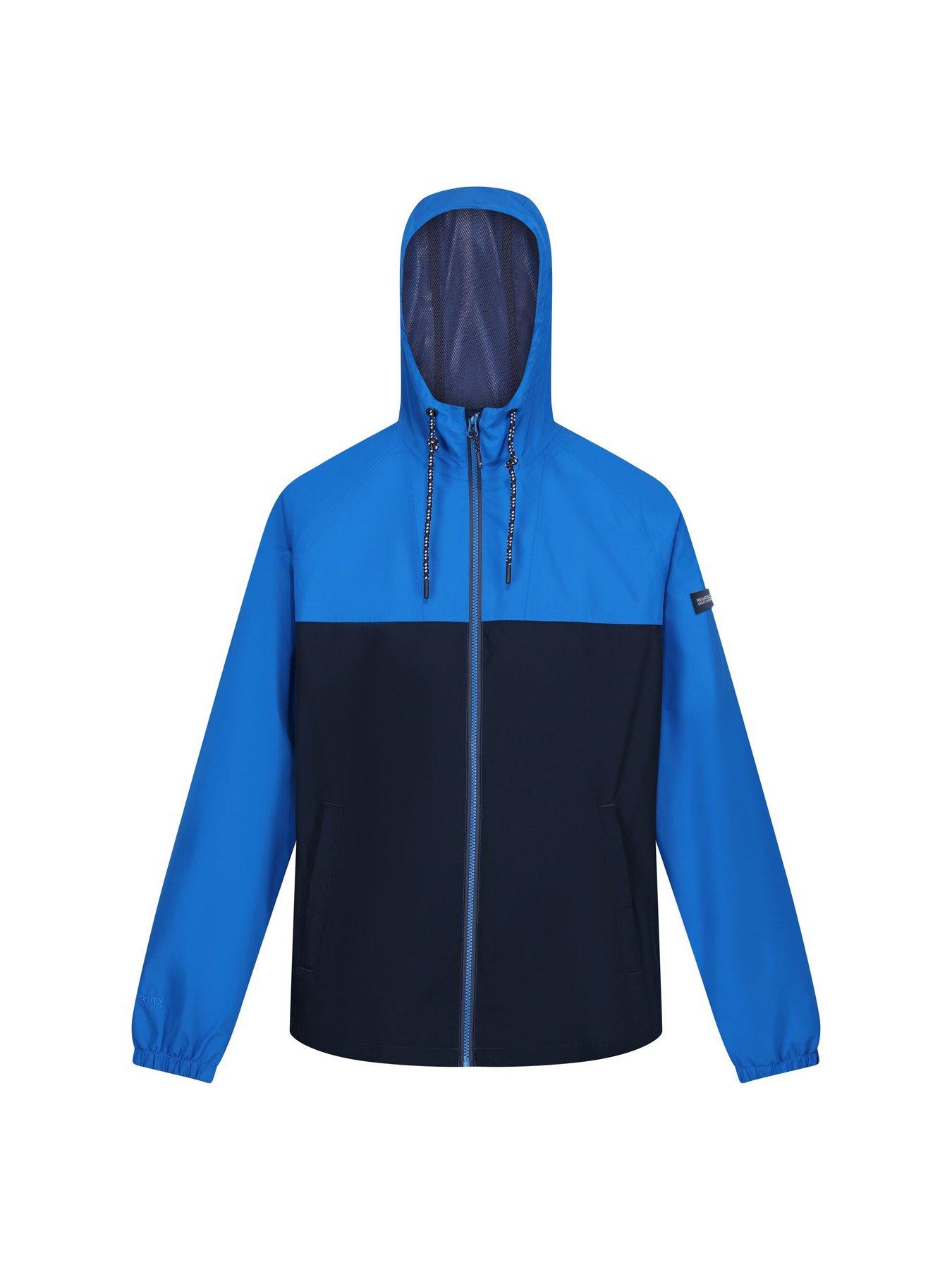  image of regatta-mens-belcastel-waterproof-shell-navy