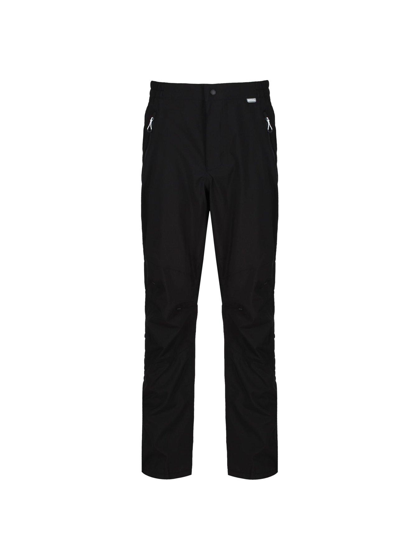  image of regatta-mens-highton-stretch-over-trousers-black