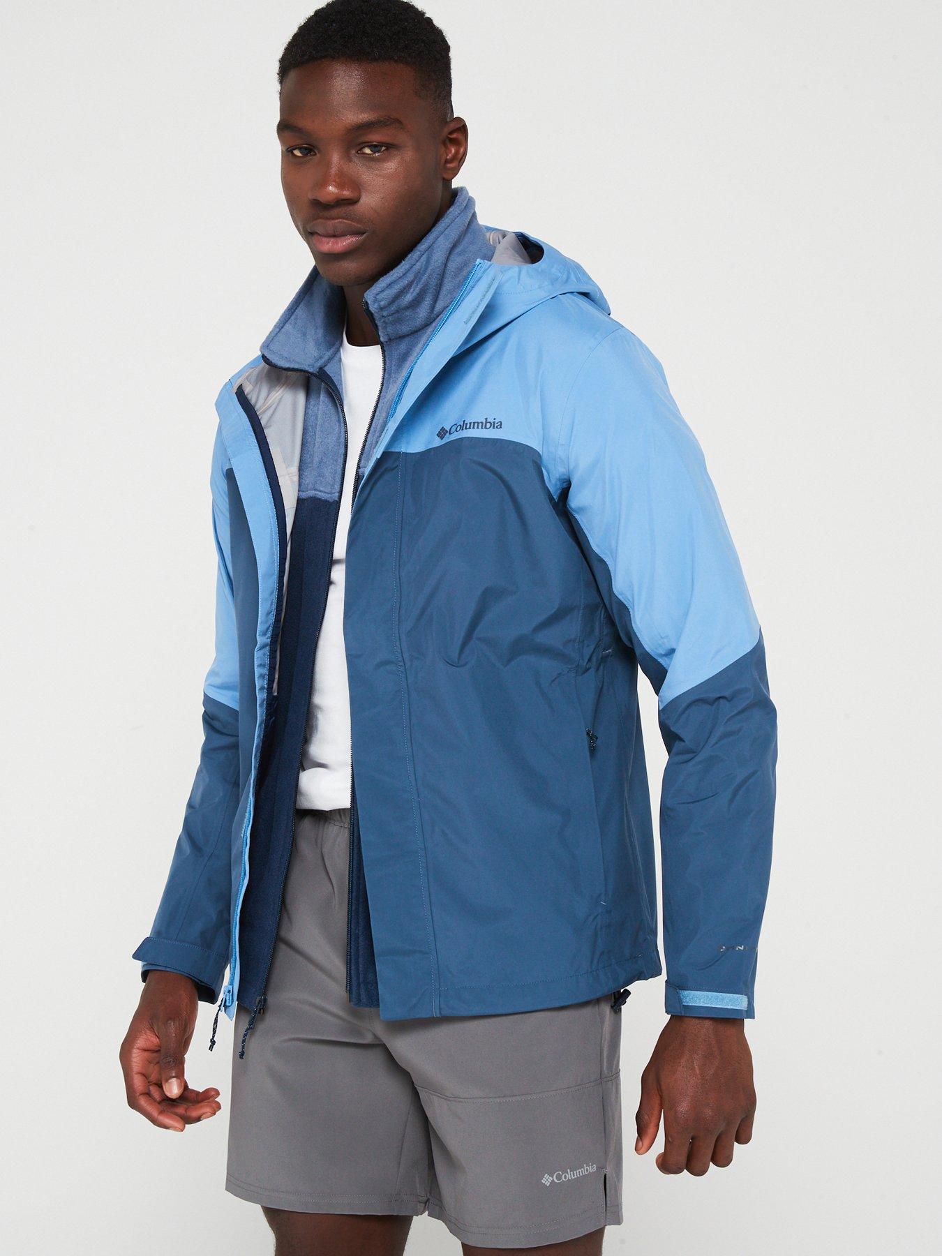 Image 1 of 5 of Columbia Mens Wahkeena Falls 3L Shell - Blue