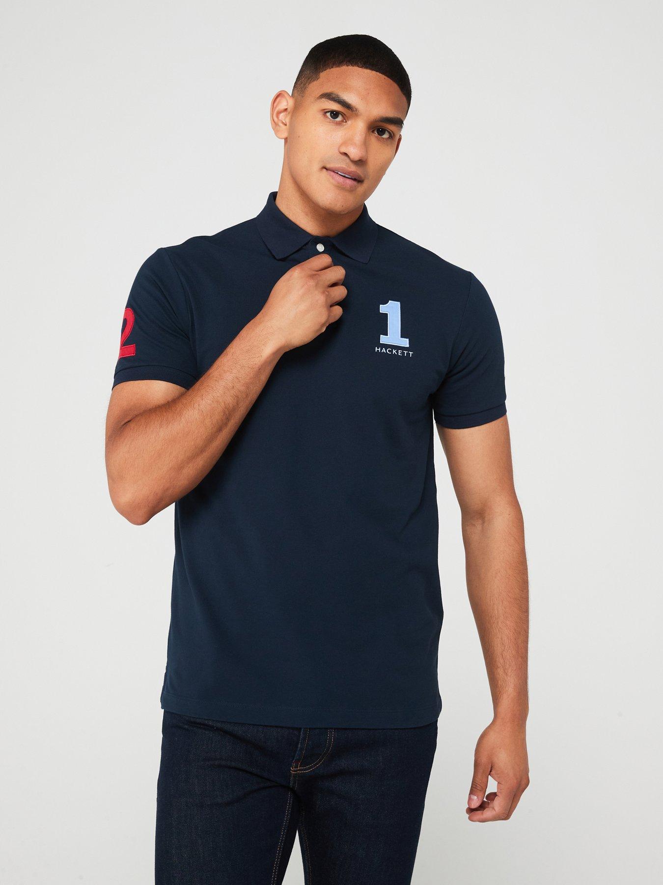 Hackett Heritage 1234 Polo Shirt Navy littlewoods