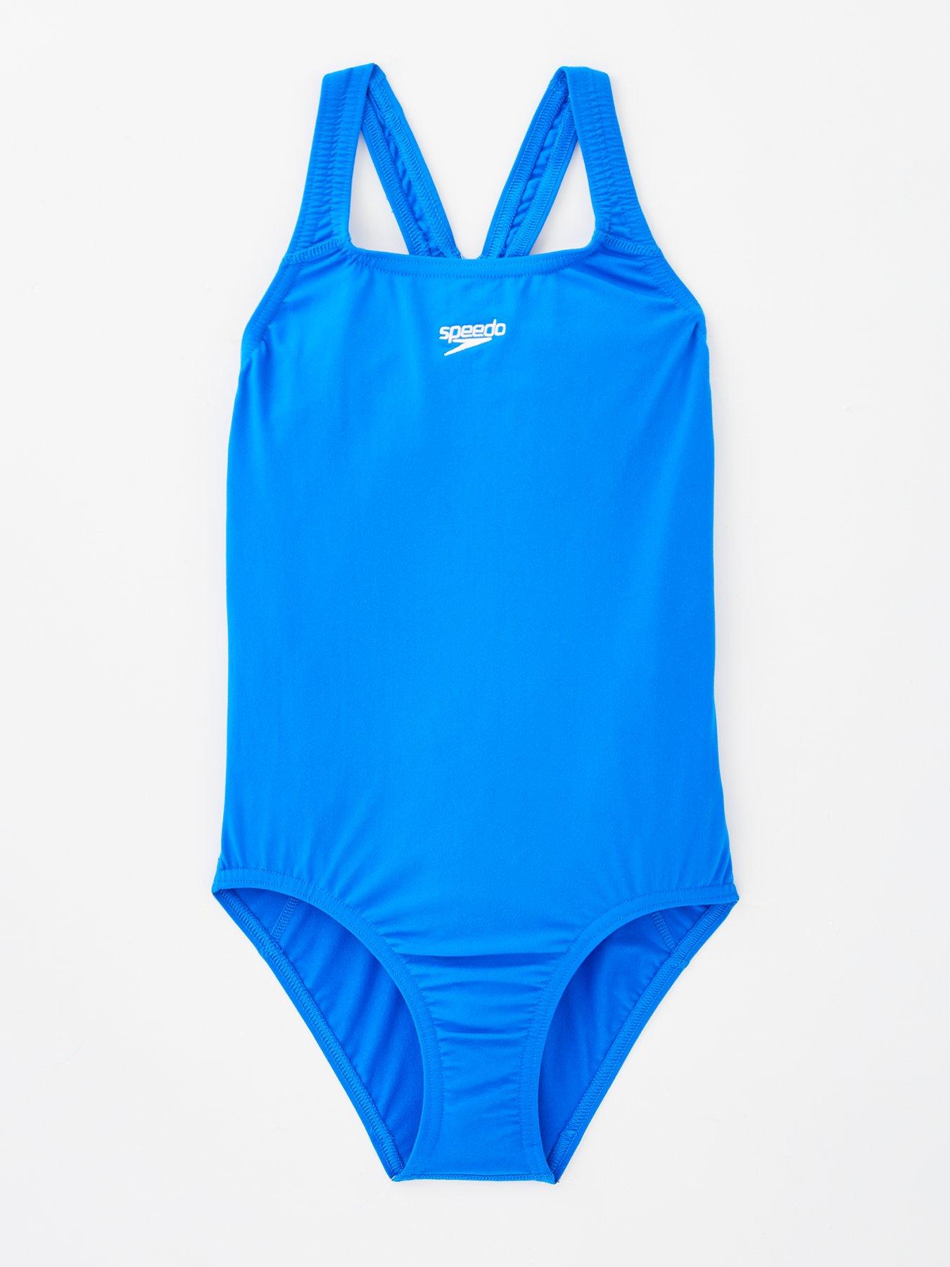  image of speedo-junior-girls-endurance-medalist-blue