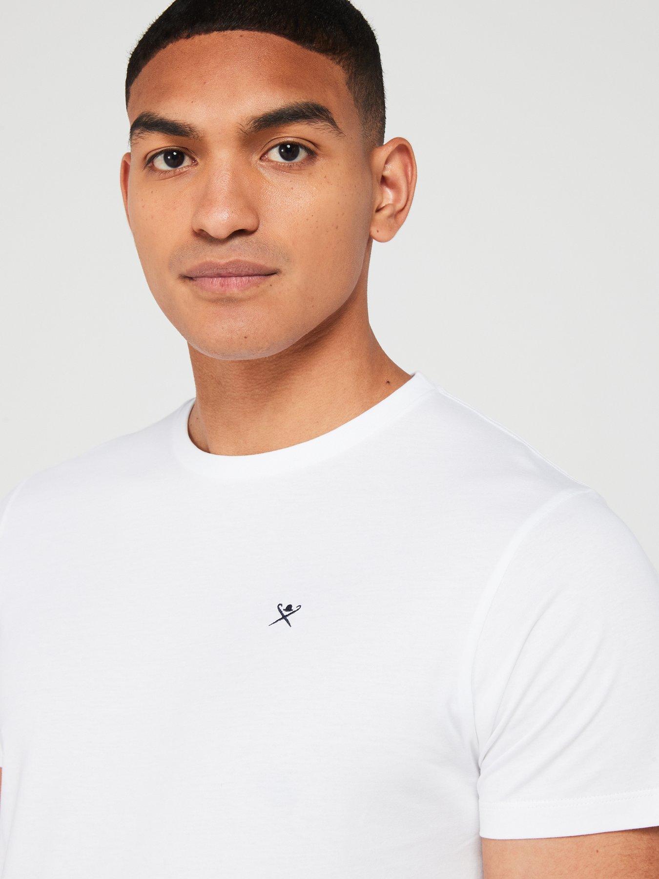 Image 4 of 4 of Hackett Classic Shortsleeve Loungewear T-Shirt - White