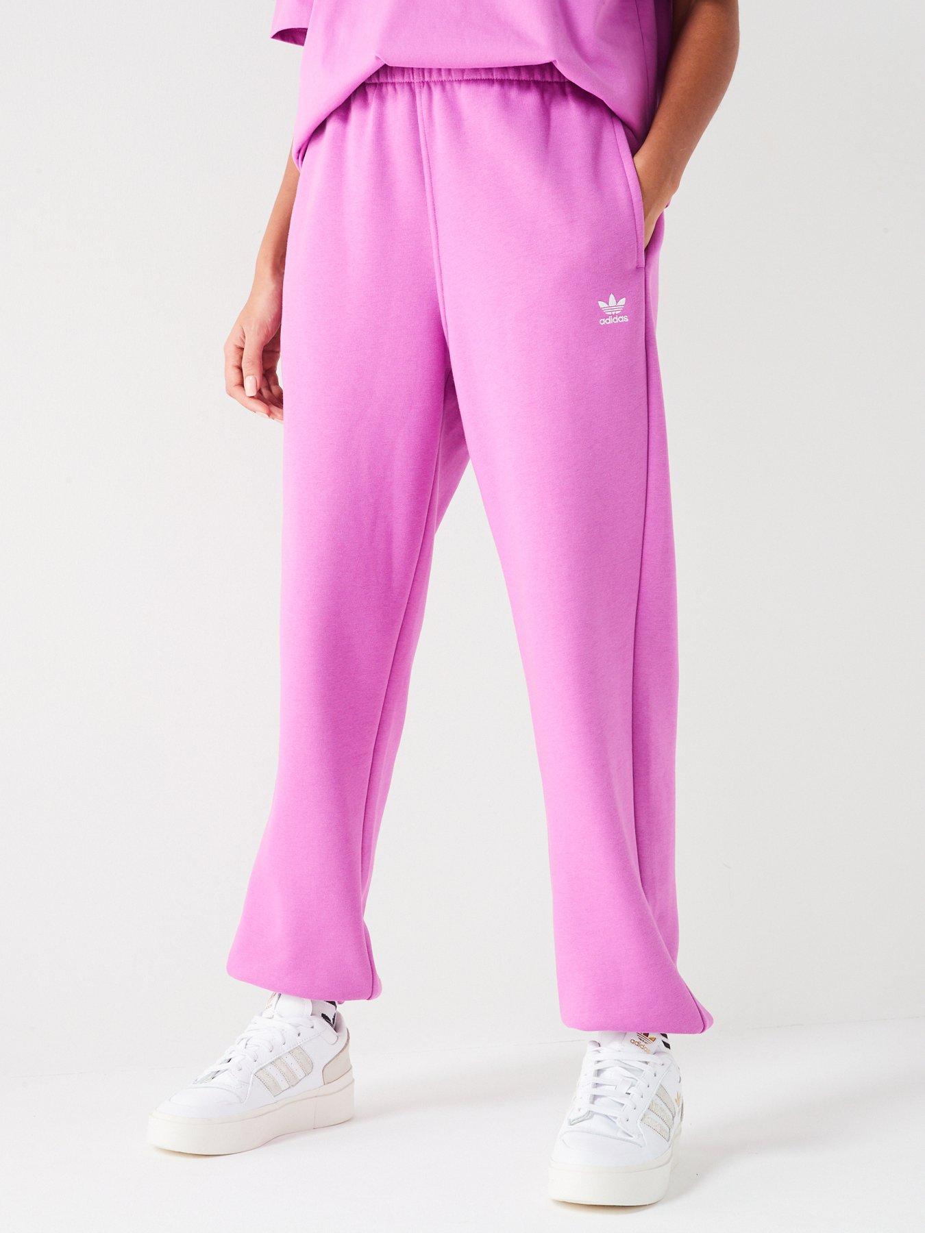 undefined Womens Trefoil Joggers - Pink