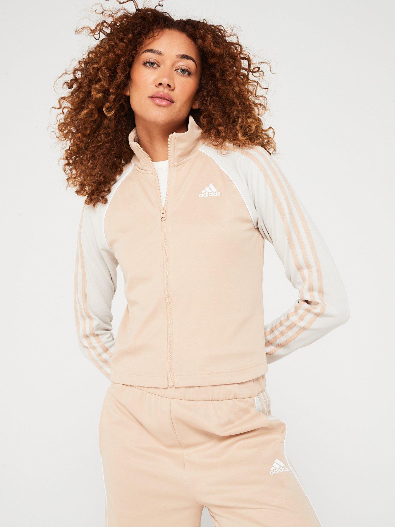 adidas Sportswear Womens Linear Tracksuit - Navy