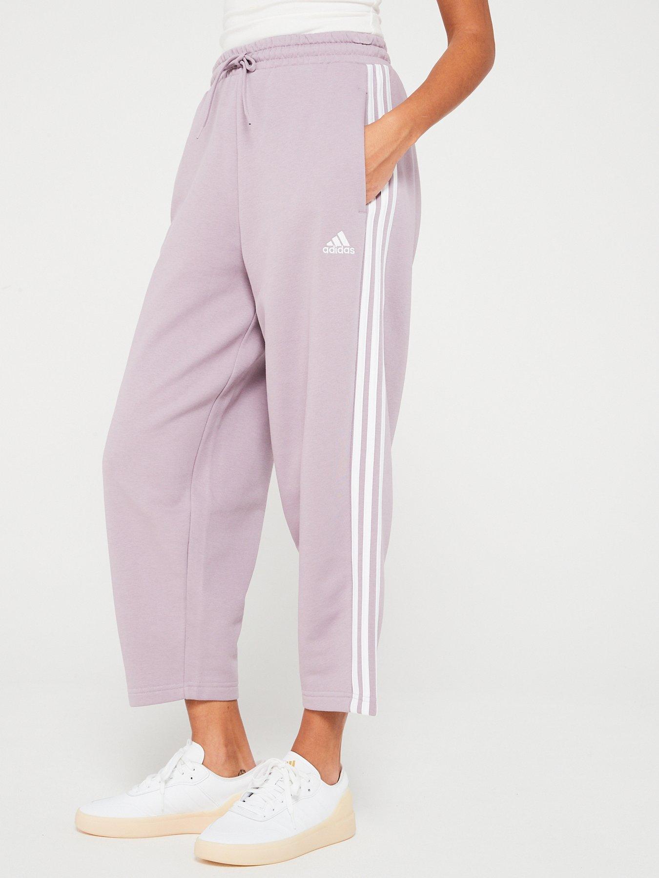 Womens adidas three stripe joggers sale