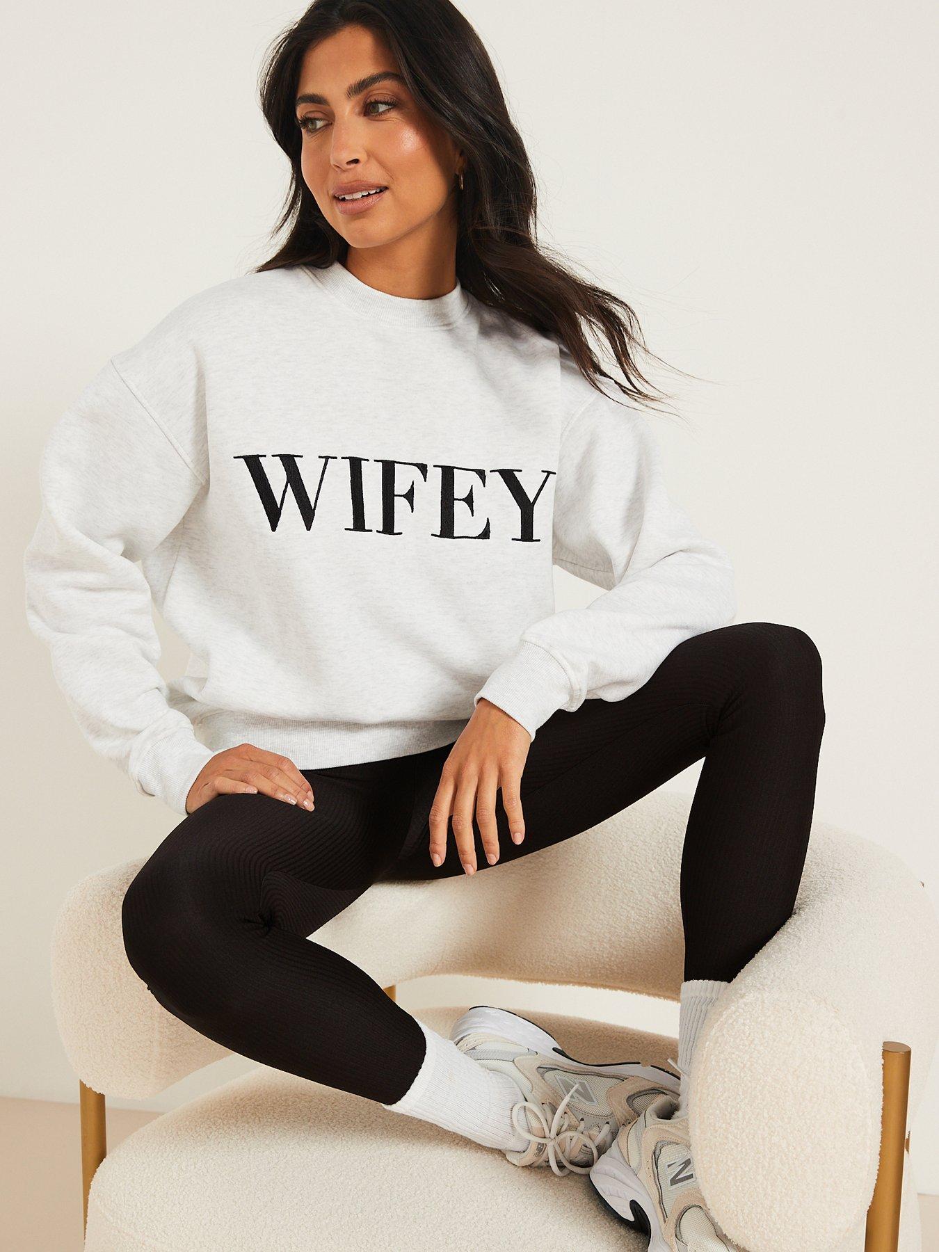 Six Stories Bride Statement Sweatshirt - White