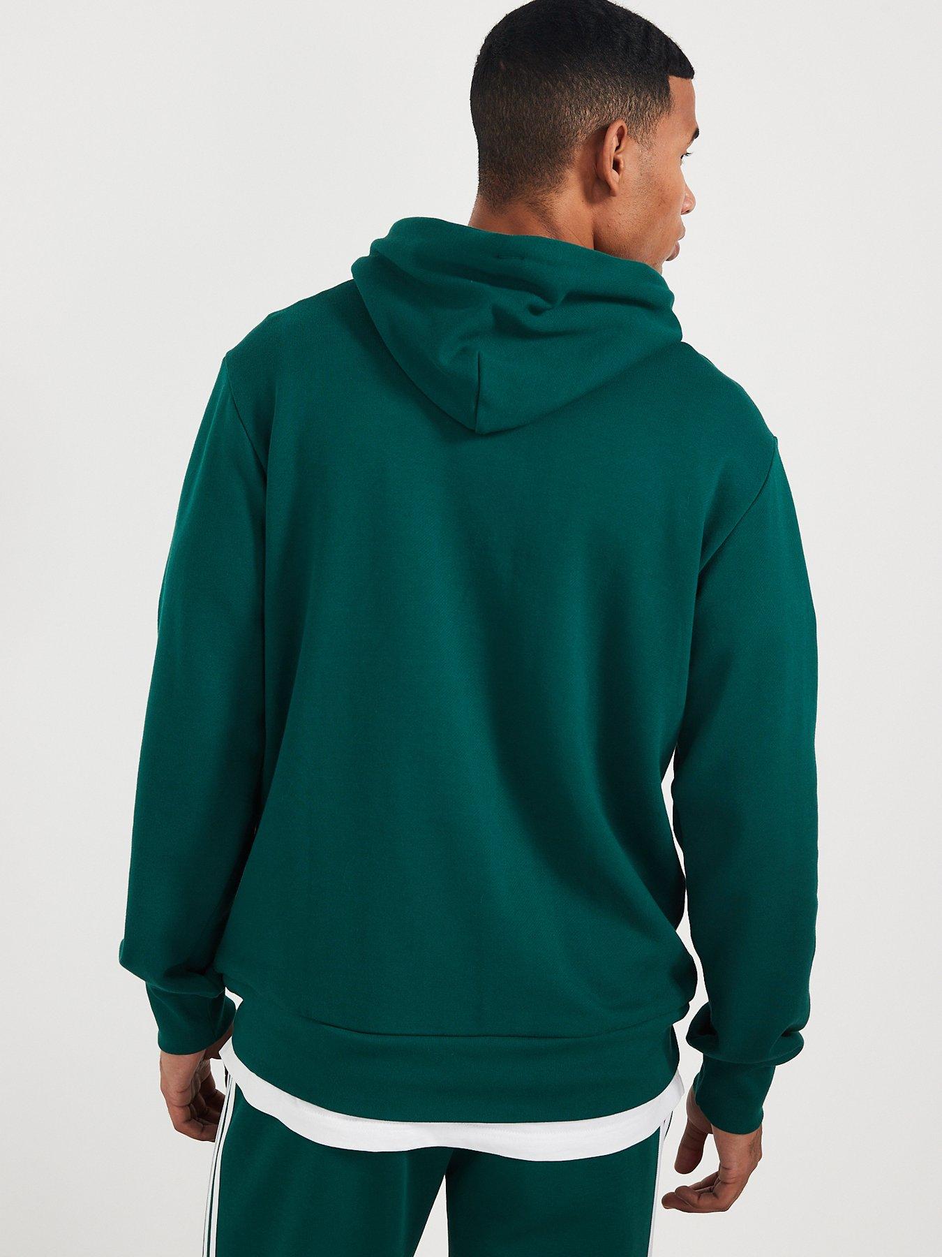 Adidas originals essential overhead hoodie gree sale