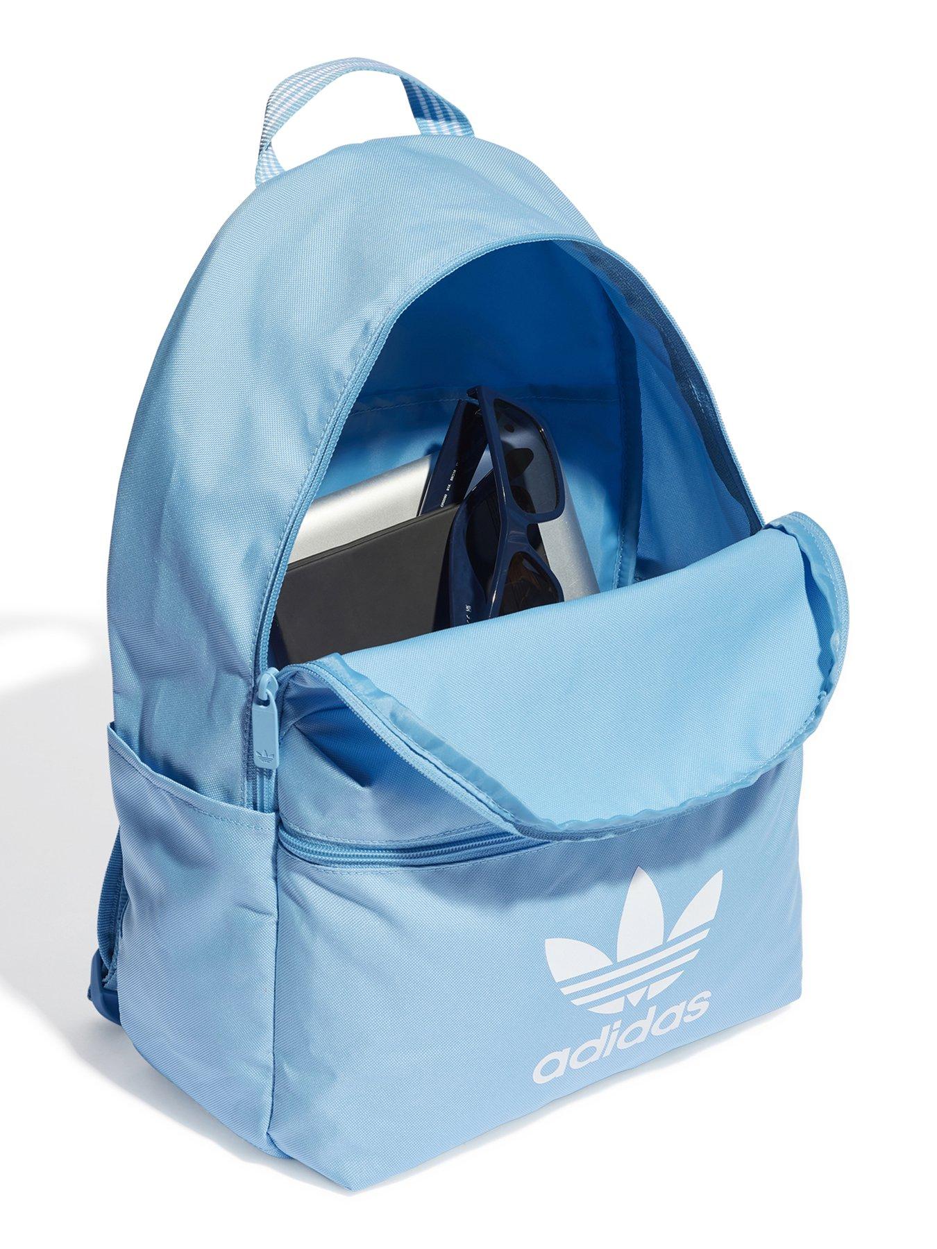 Adidas backpack light blue best sale