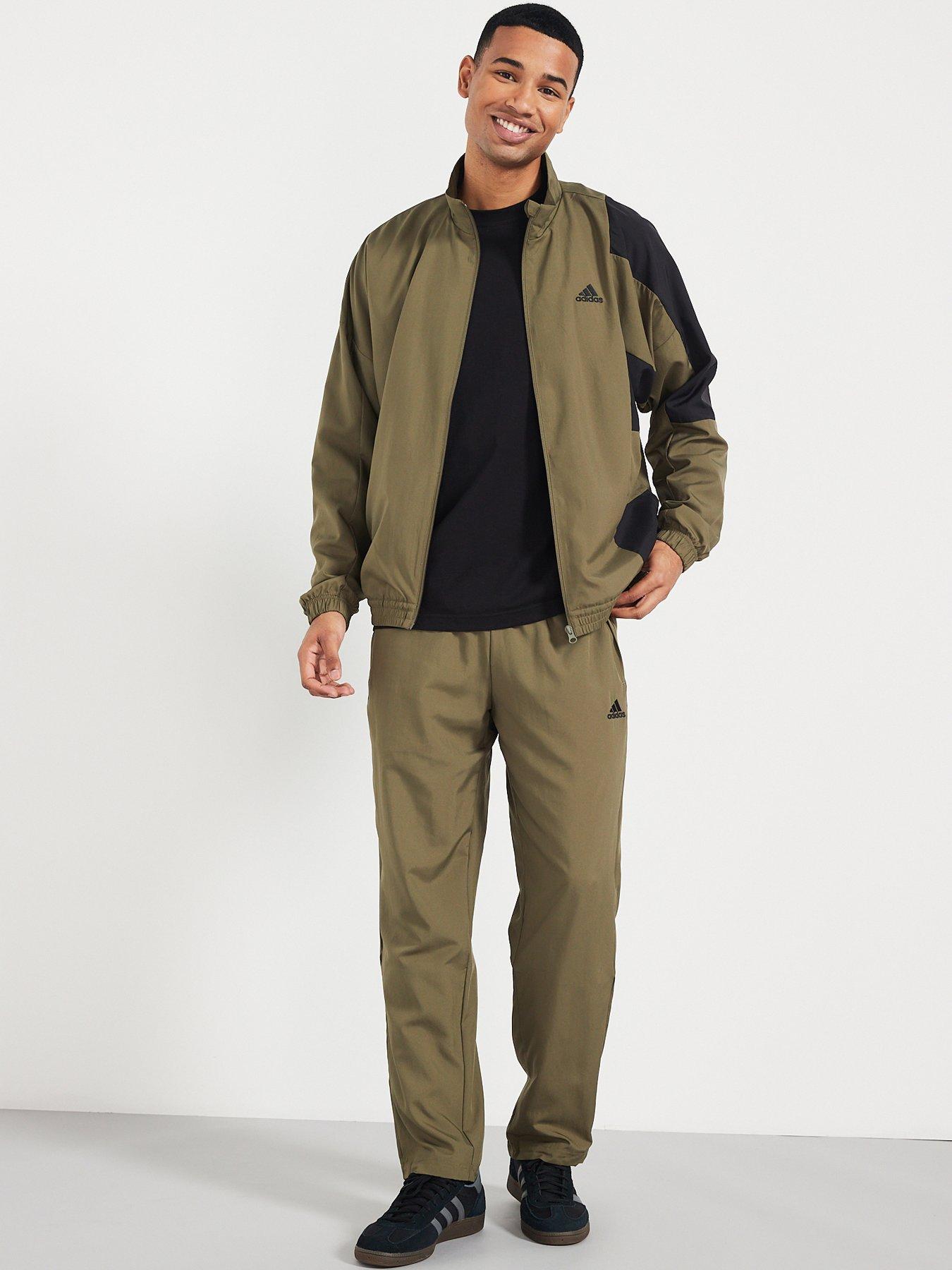 Adidas store tracksuit khaki