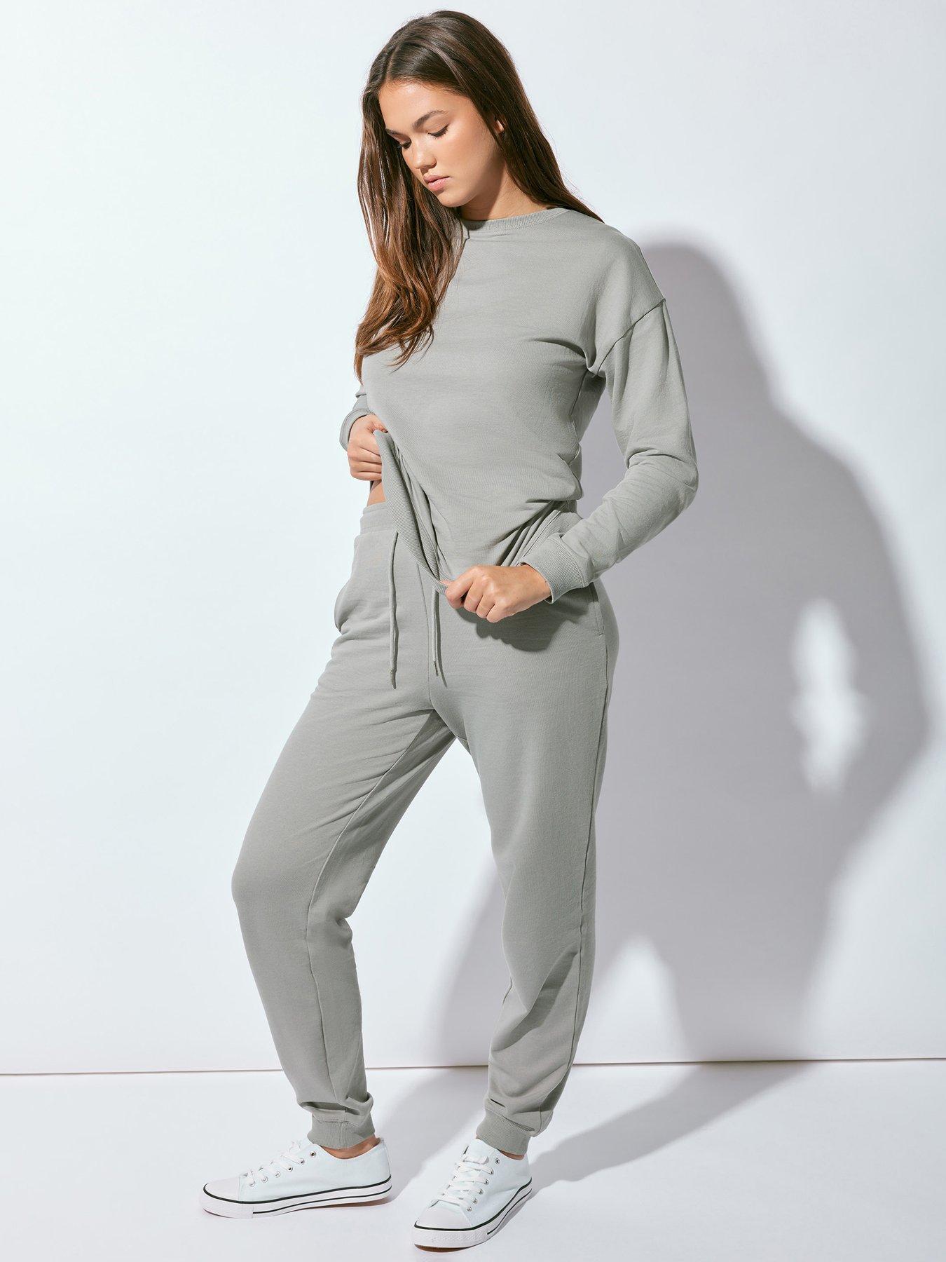 undefined Soft Grey Cuffed Jogger