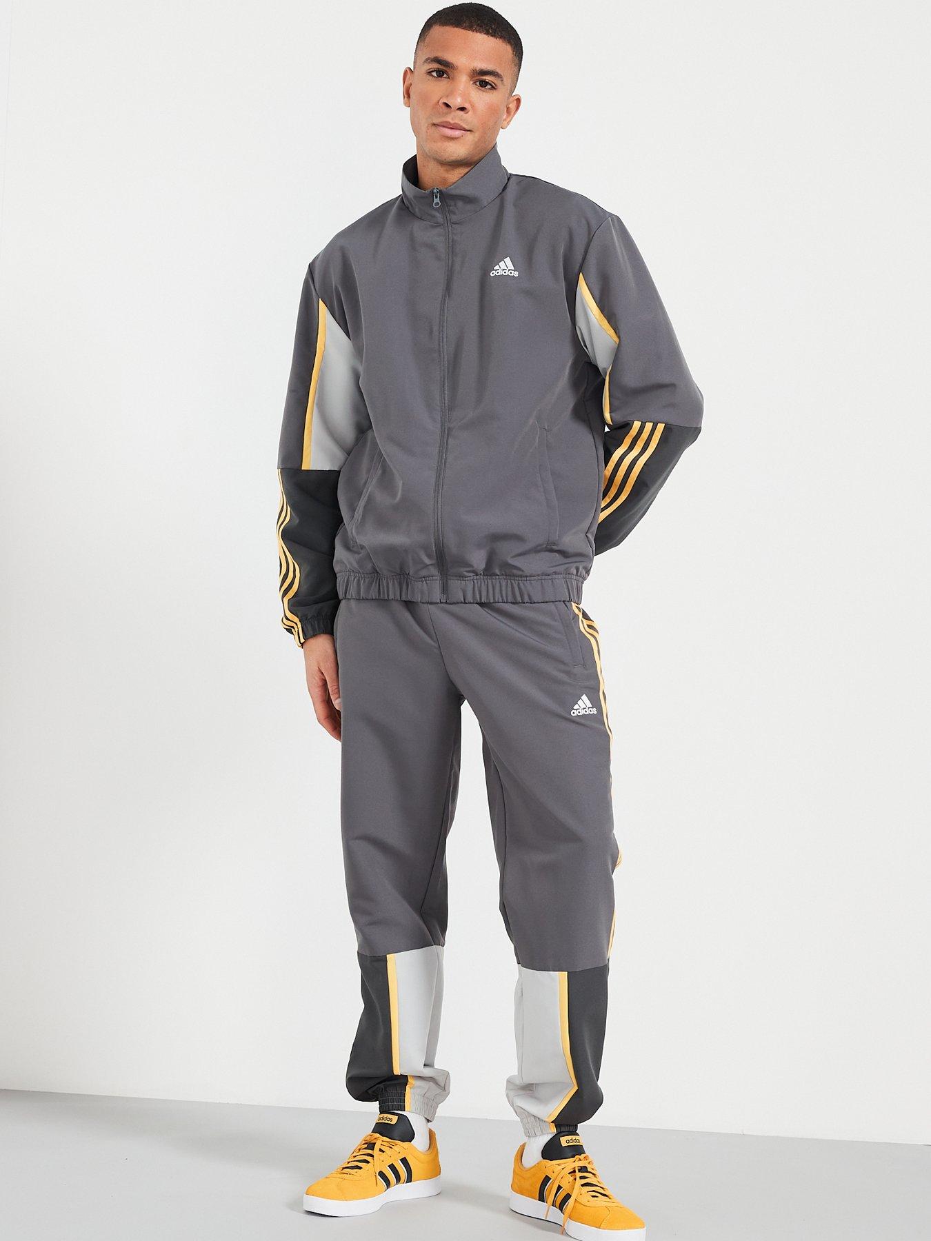 Stripe tracksuit mens online