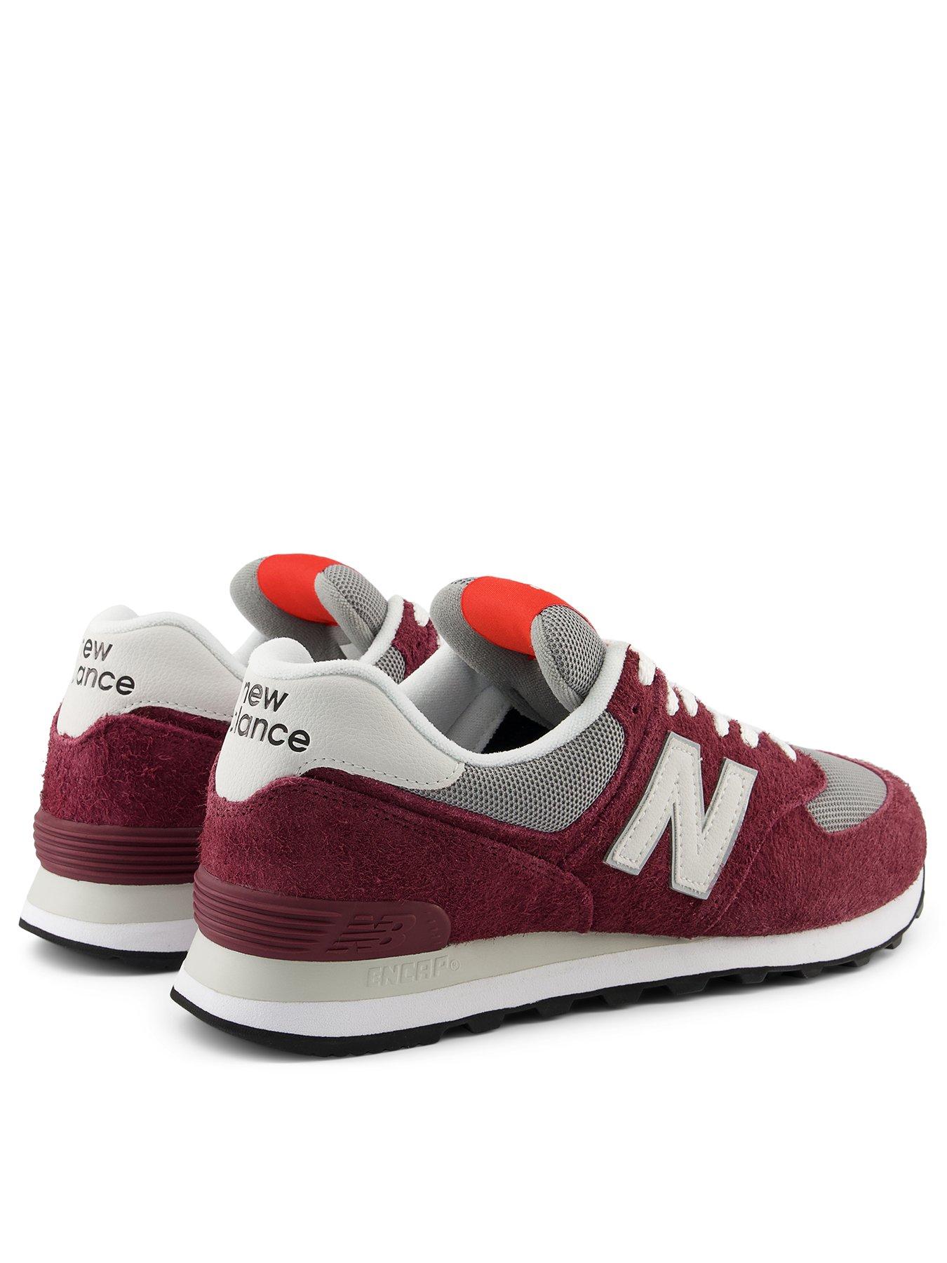 New balance 574 trainers red deals