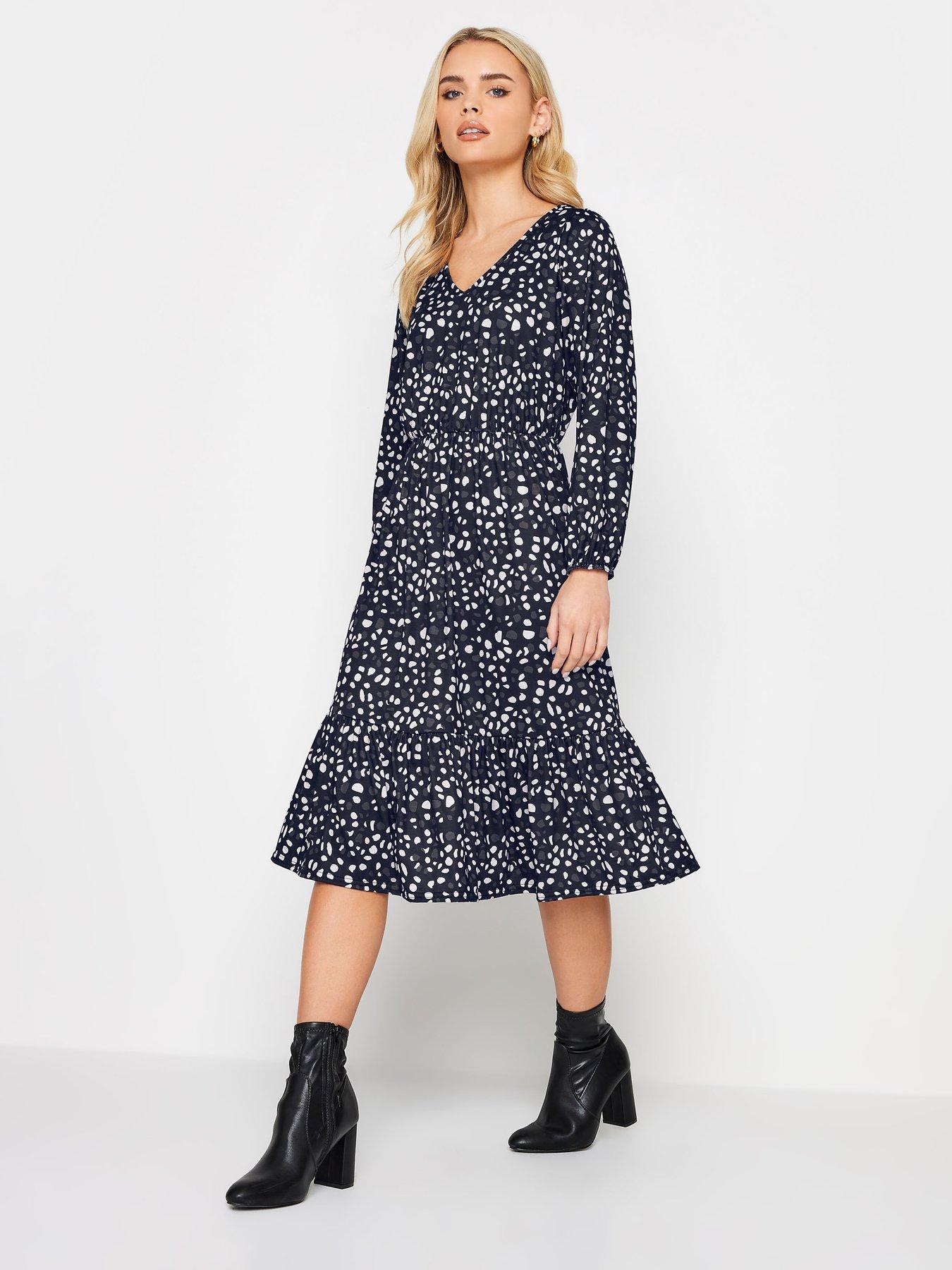 Pour Moi Amanda Cotton Schiffli Tiered Midaxi Dress