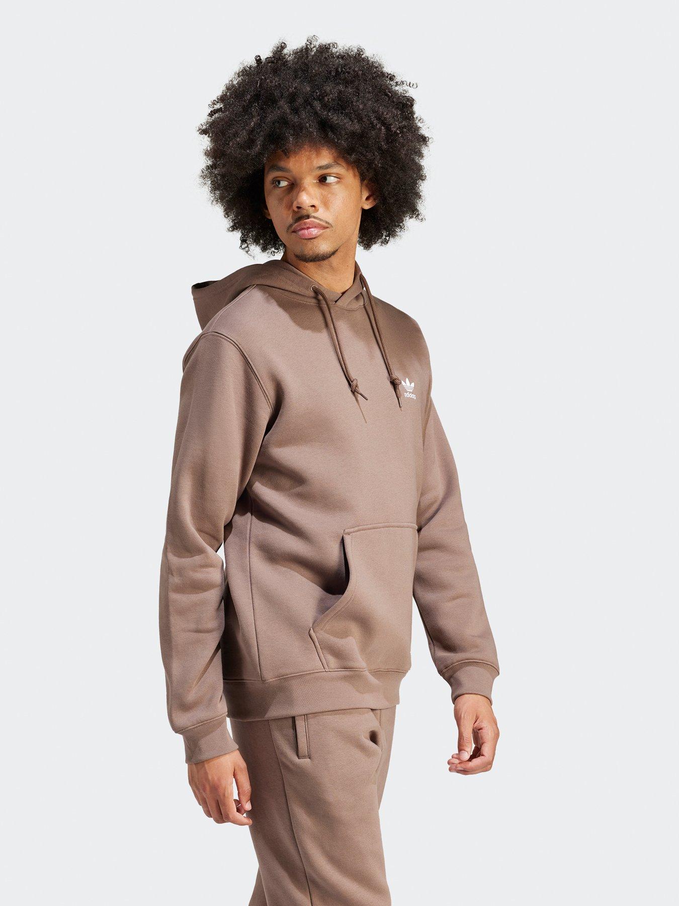 Adidas originals 2024 hoodie clear brown