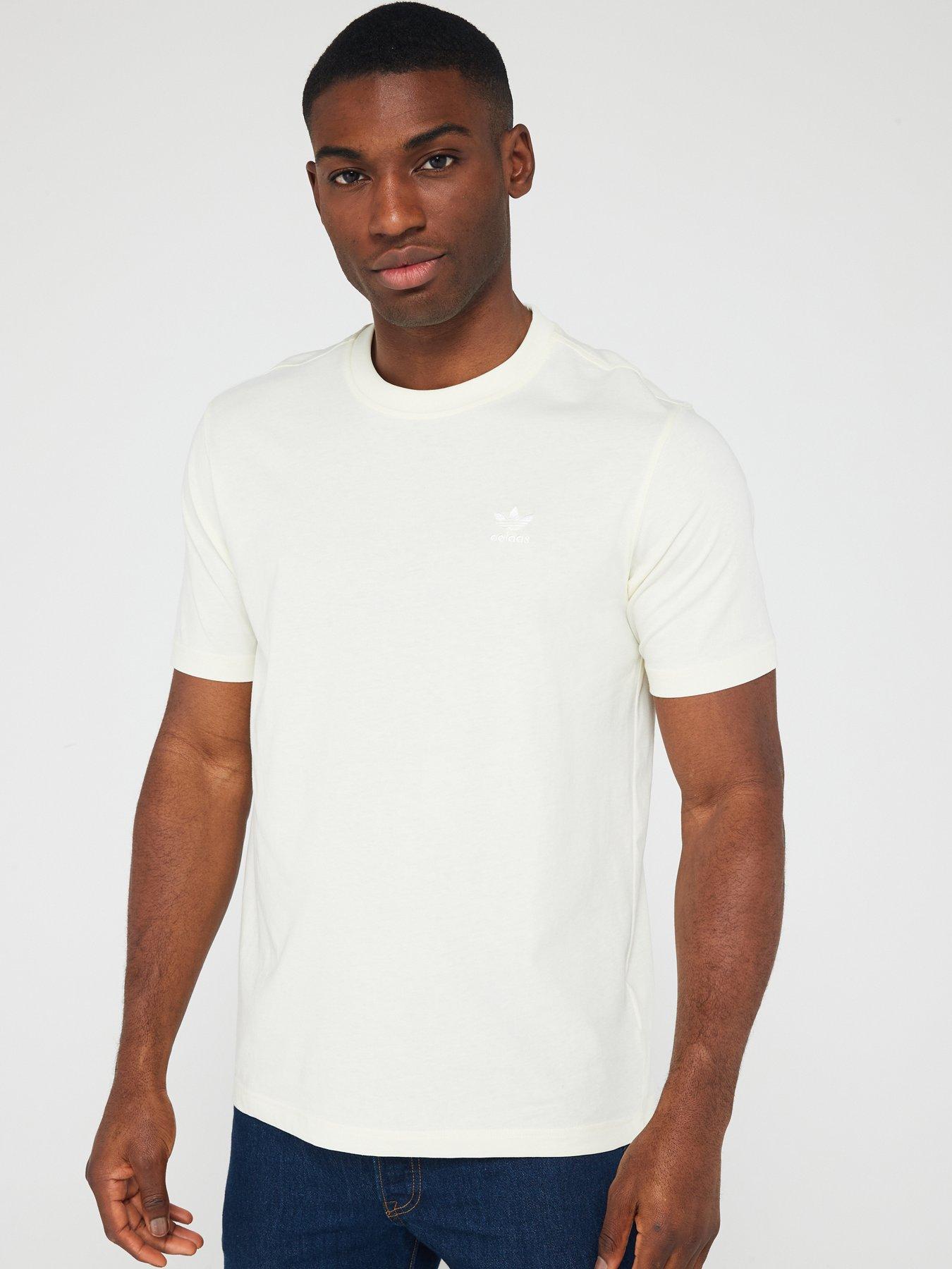 adidas Originals Mens Essential Trefoil T Shirt Grey littlewoods