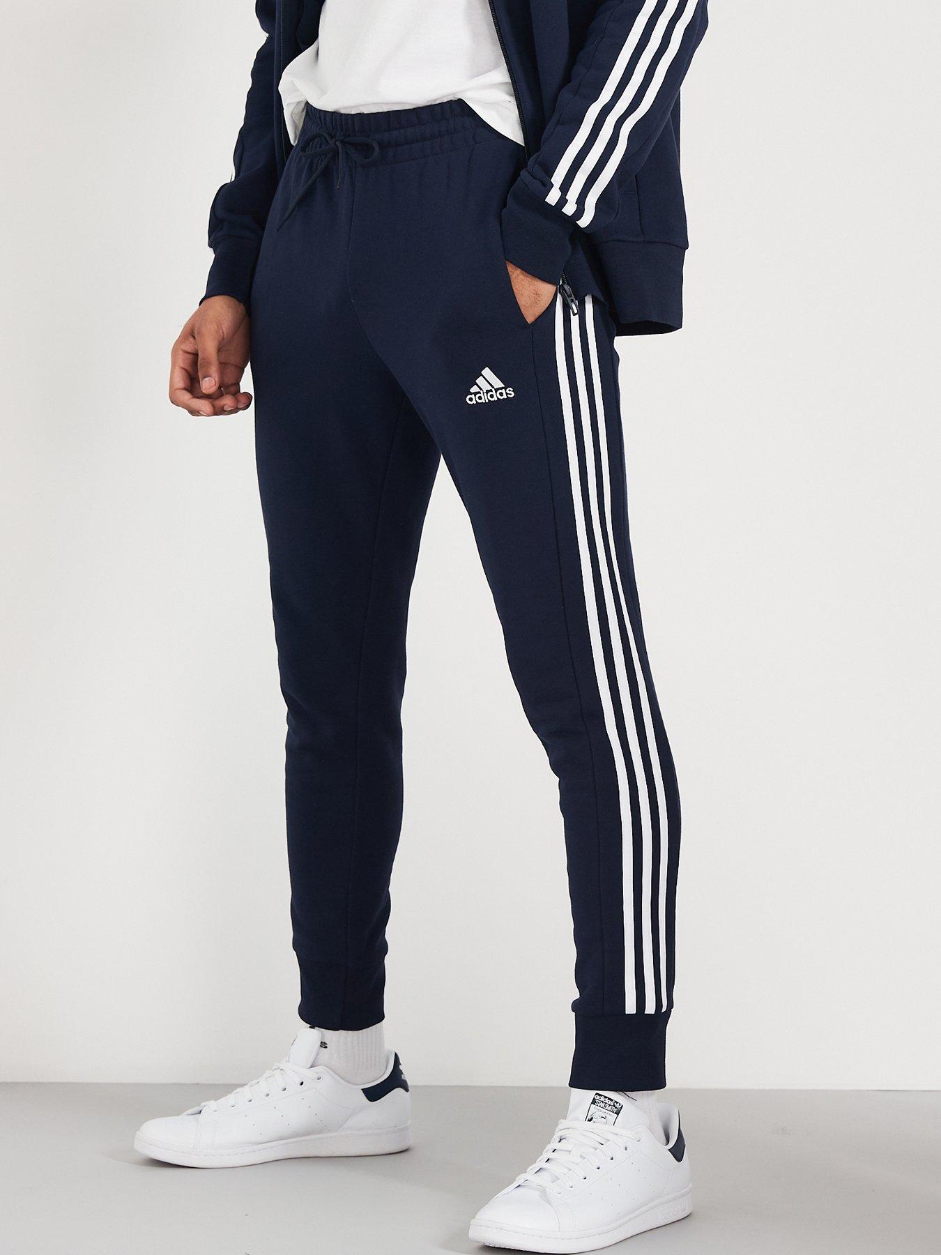 Mens 3 Stripe Joggers Navy