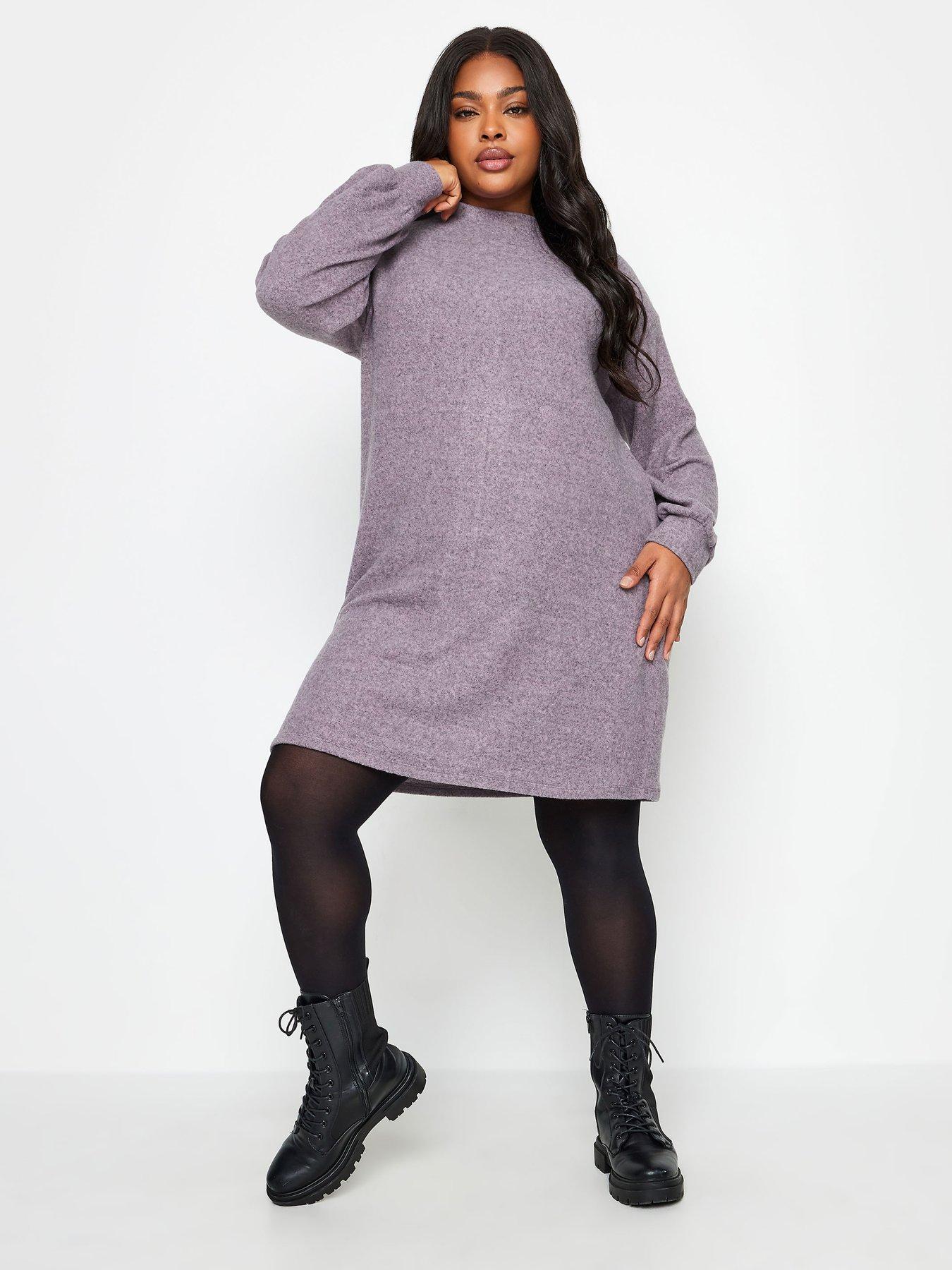 Yours Curve Soft Touch Jumper Dress littlewoods