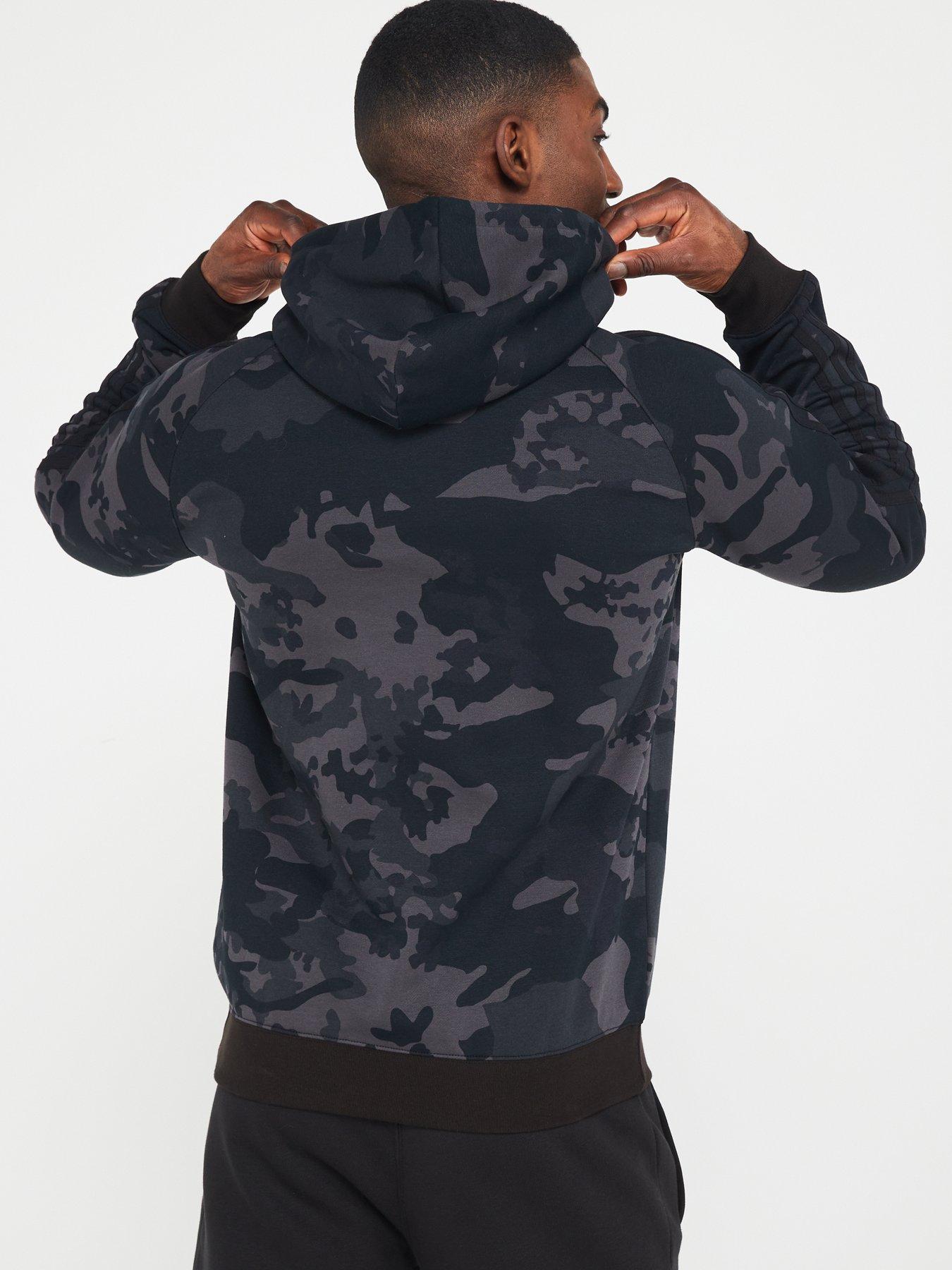 Adidas black camo on sale hoodie