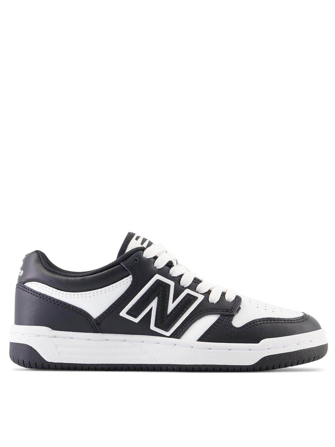 New Balance Junior Boys 480 Trainers - Black/white